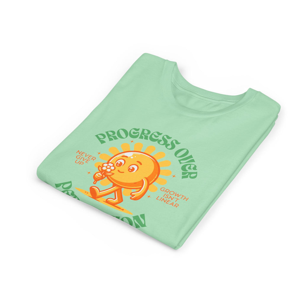 Progress Over Perfection Youth Short Sleeve Tee