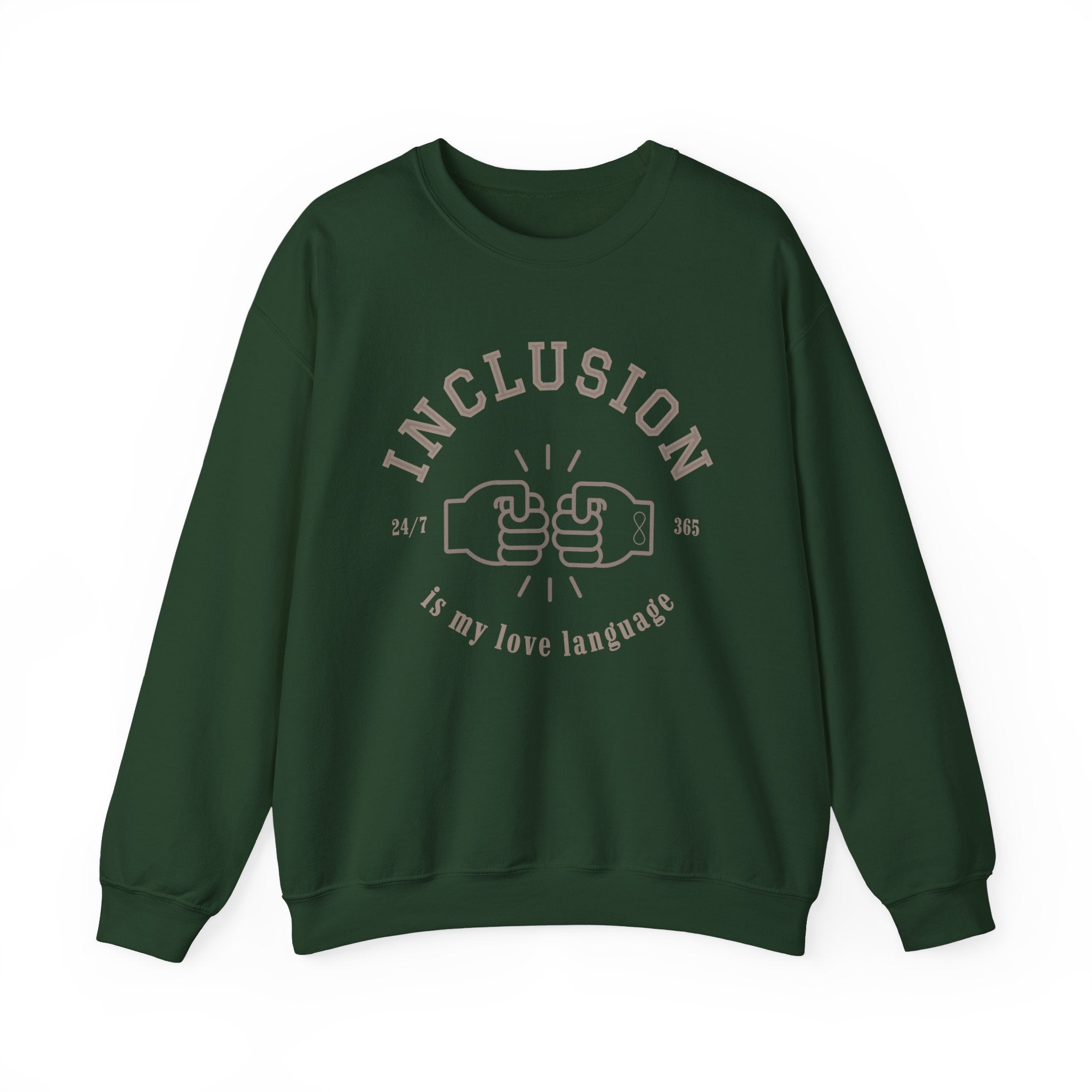 Inclusion Love Language Unisex Crewneck Sweatshirt