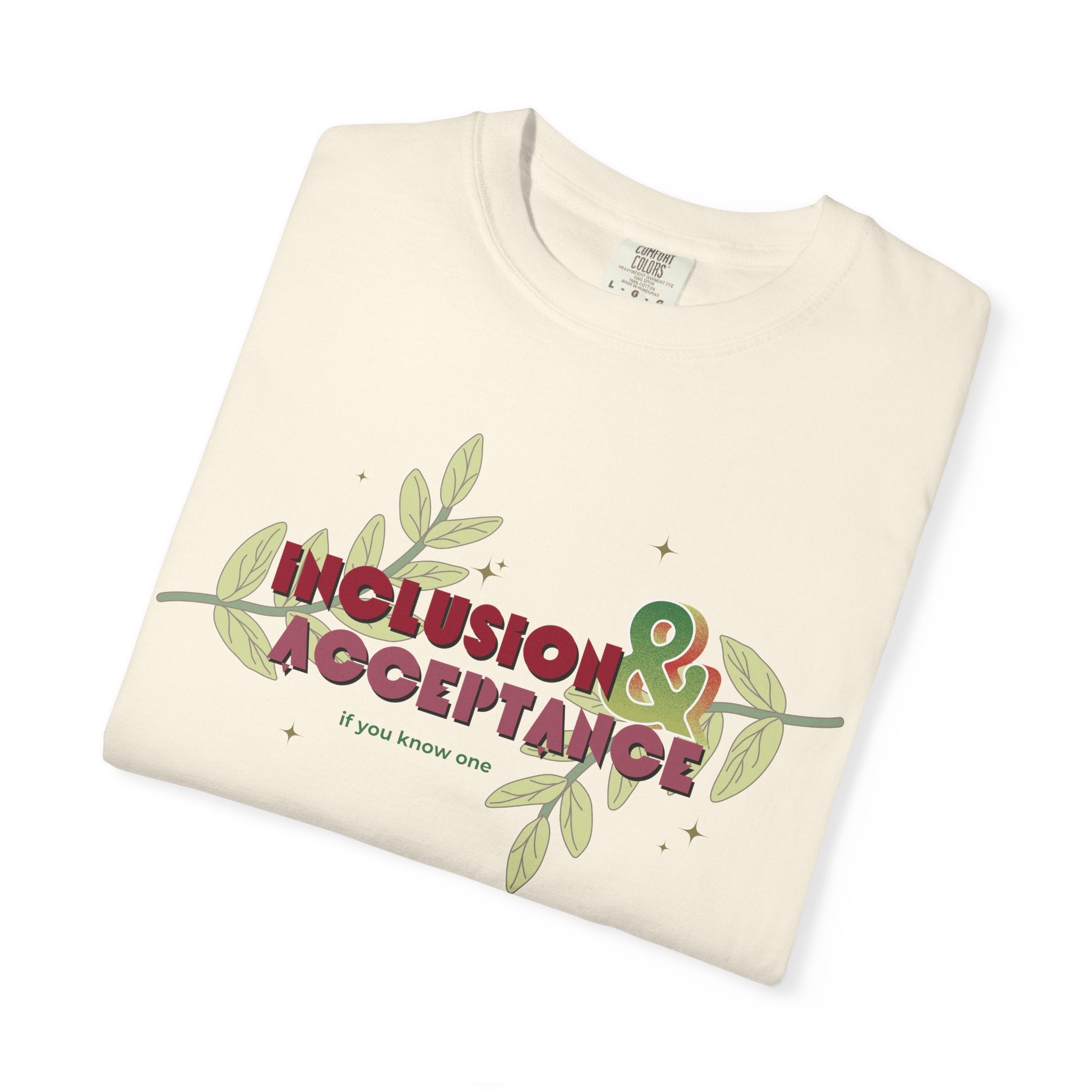 Inclusion & Acceptance Unisex Garment-Dyed T-shirt