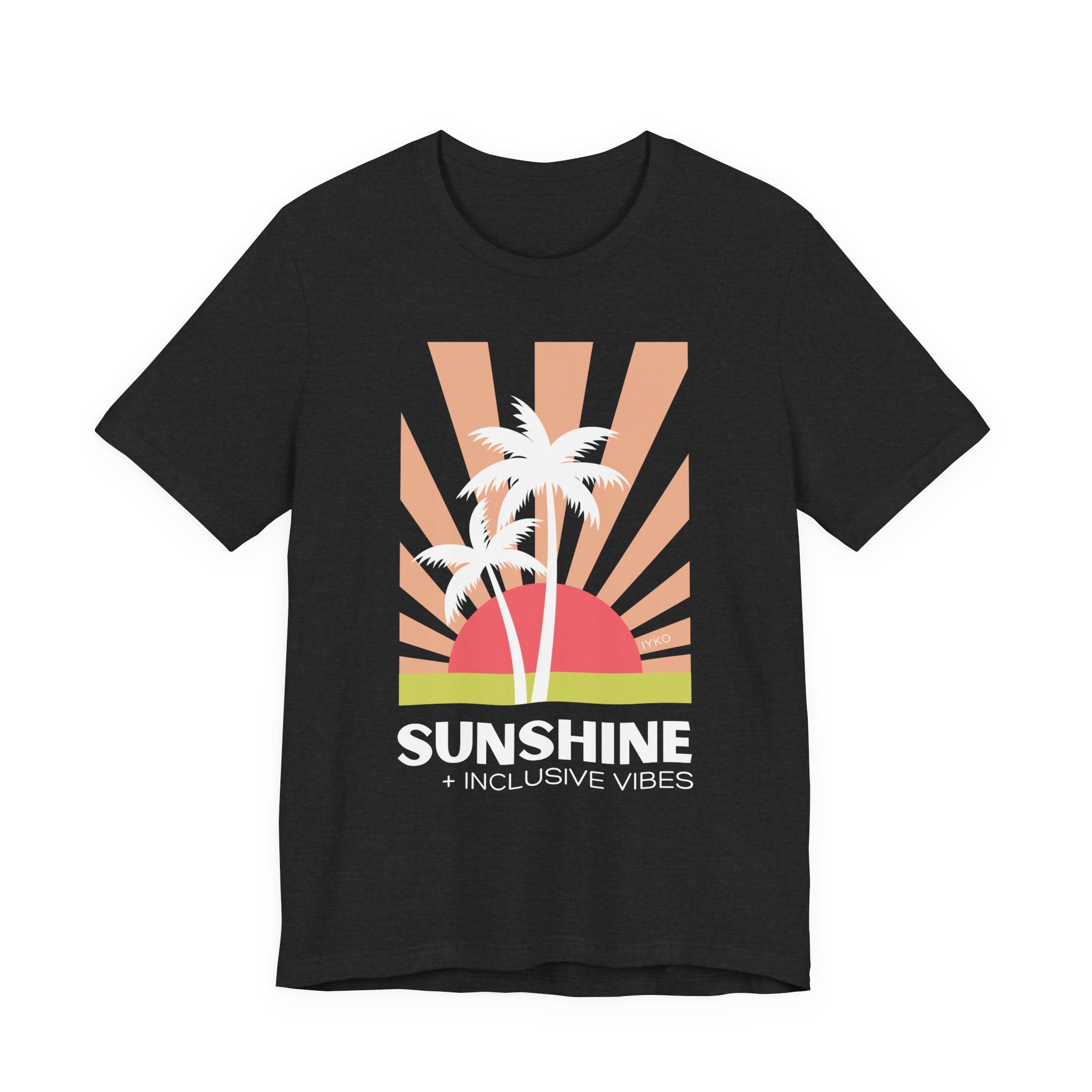Sunshine and Inclusive Vibes Unisex Jersey Short Sleeve Tee