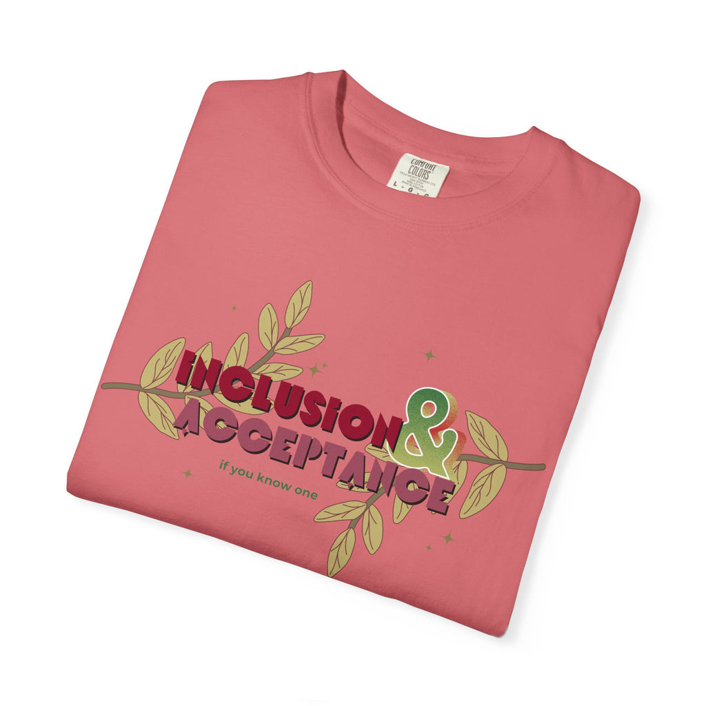Inclusion & Acceptance Unisex Garment-Dyed T-shirt