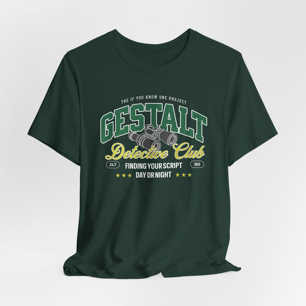 Gestalt Detective Club Unisex Jersey Short Sleeve Tee