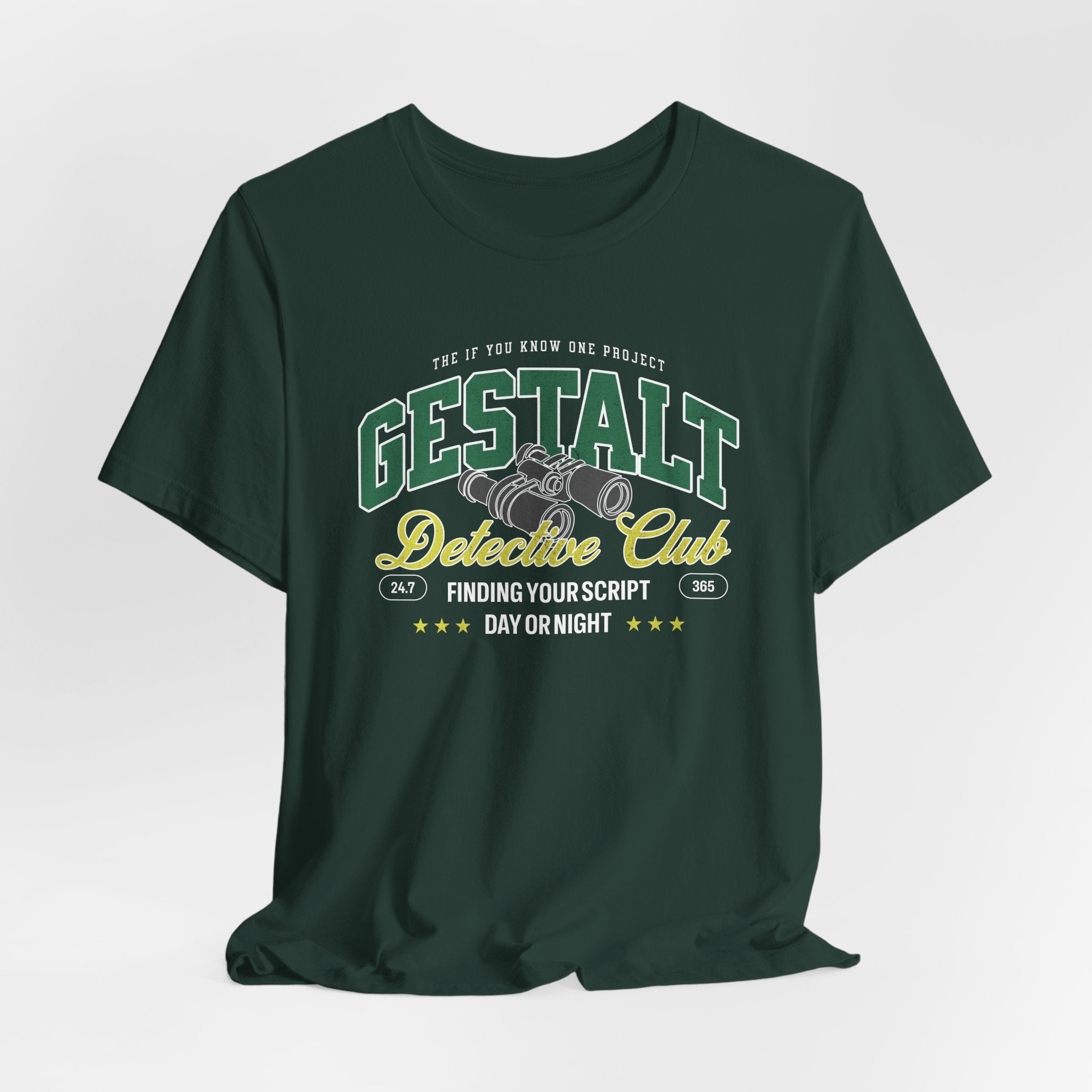 Gestalt Detective Club Unisex Jersey Short Sleeve Tee