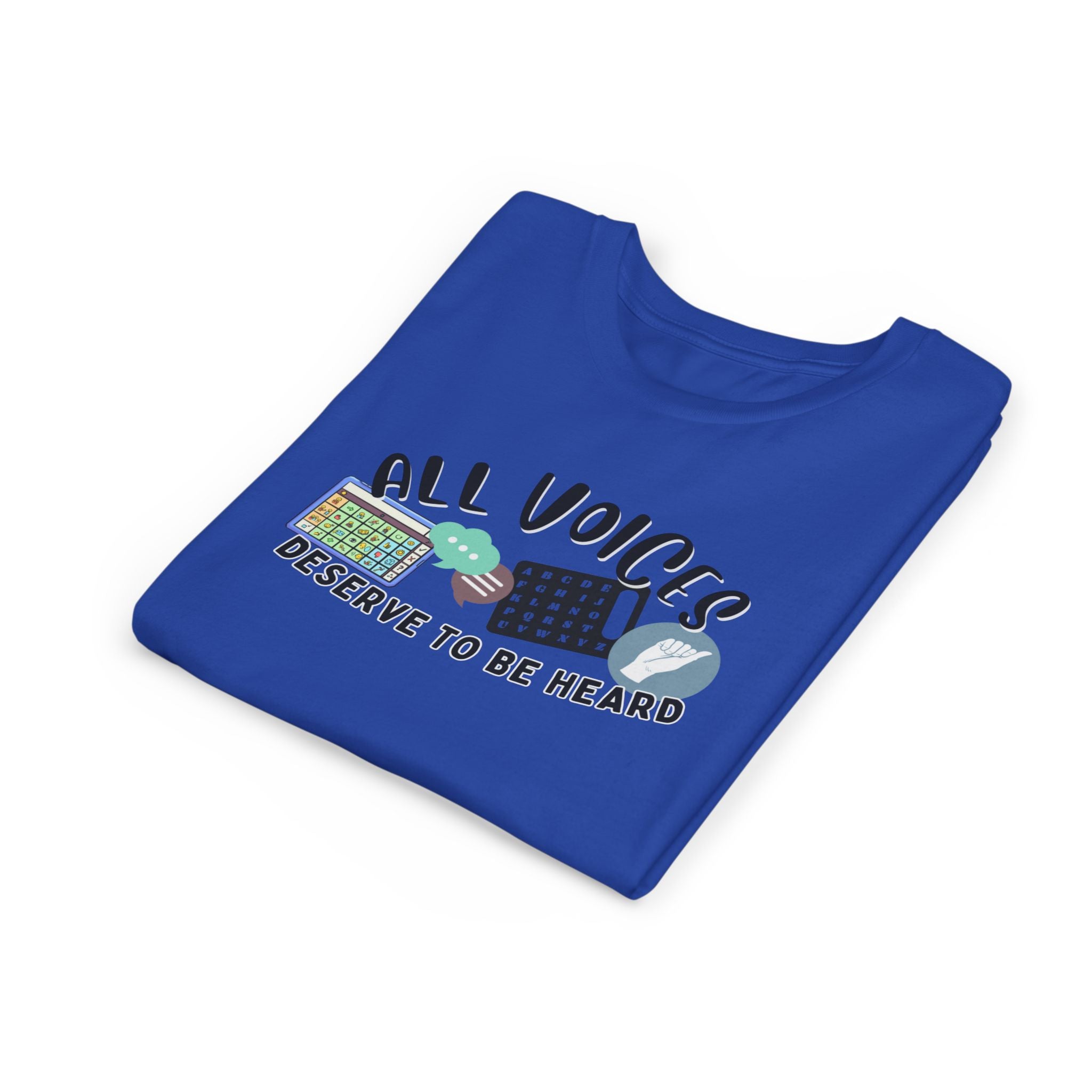 All Voices Deserve To Be Heard Youth Short Sleeve Tee
