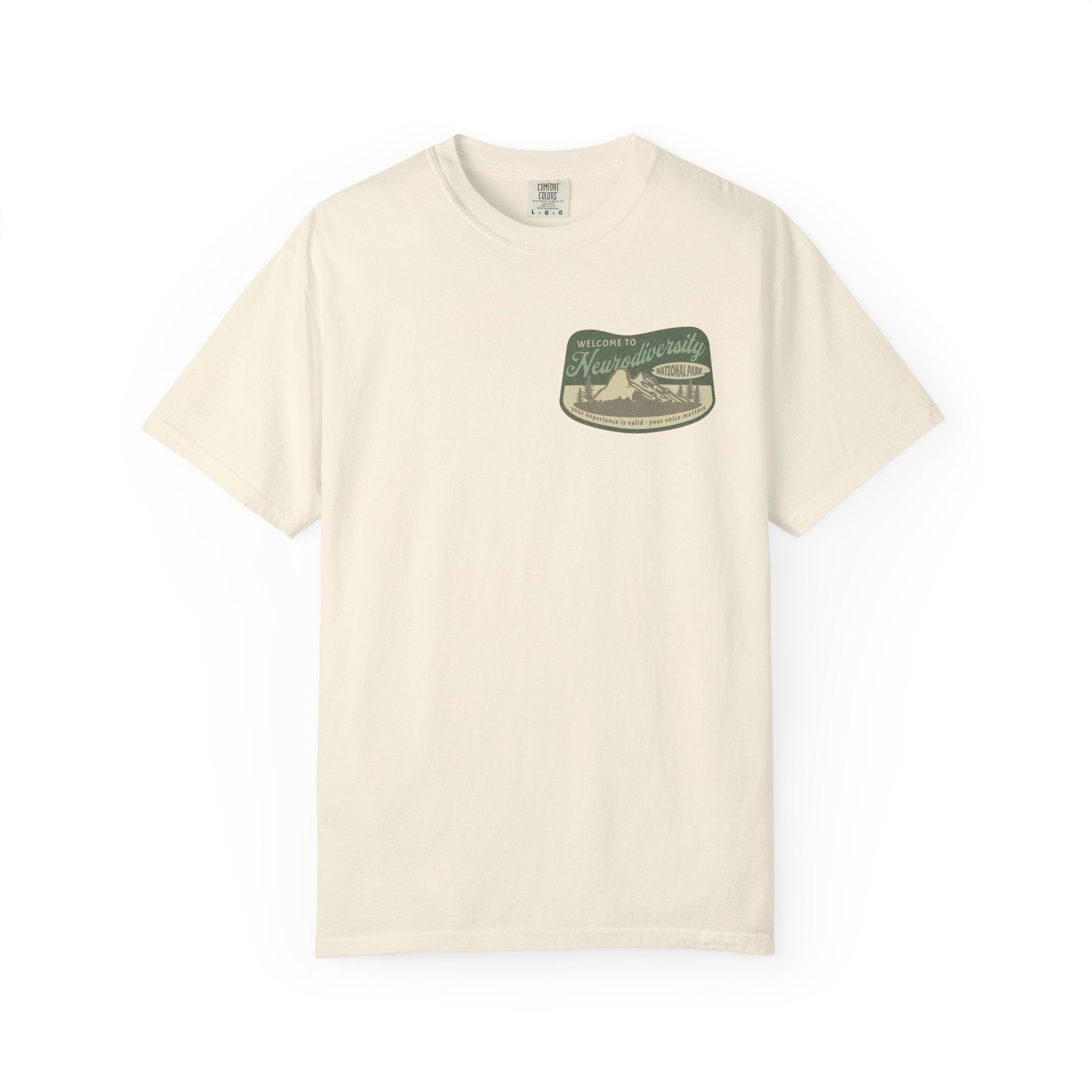 Neurodiversity National Park Unisex Garment-Dyed T-shirt