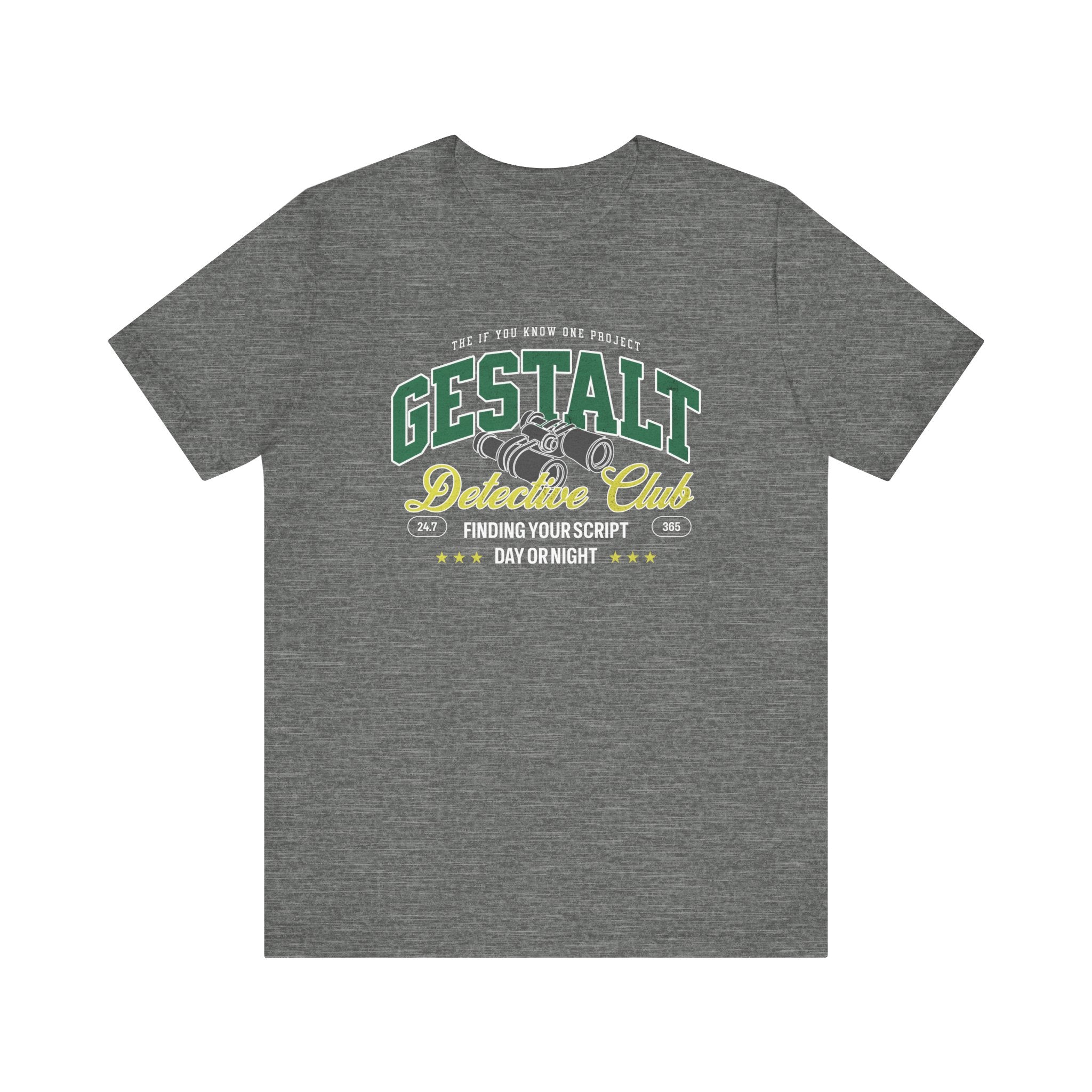 Gestalt Detective Club Unisex Jersey Short Sleeve Tee