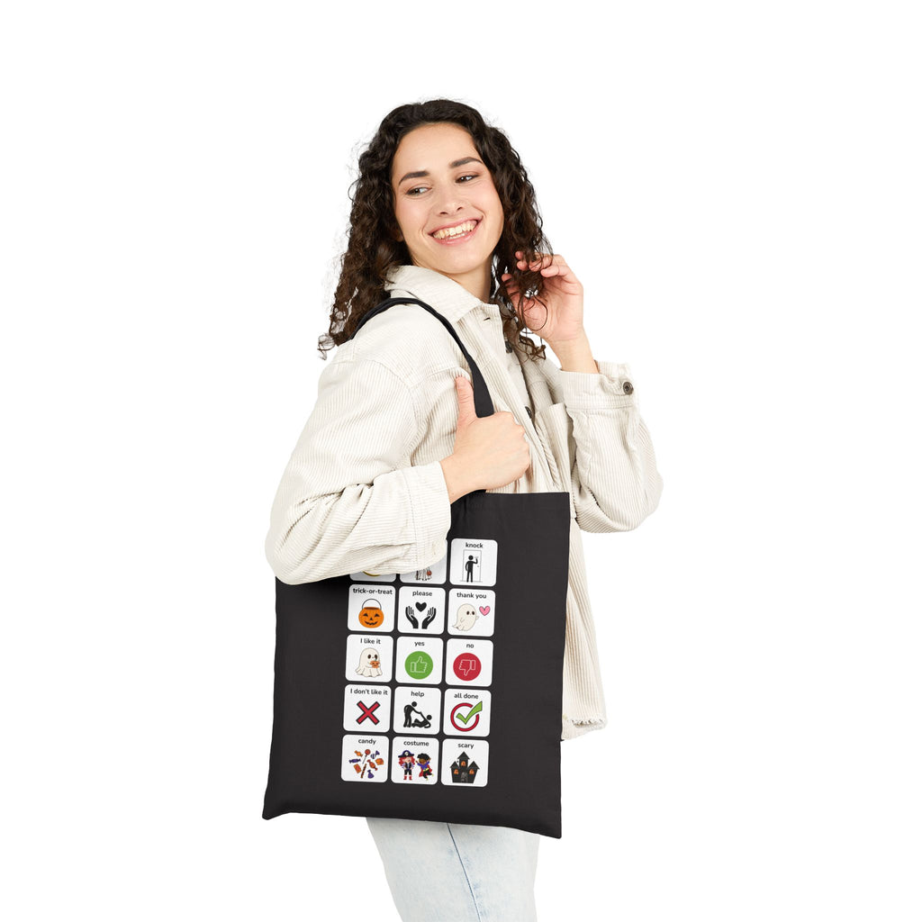 AAC Trick or Treat Cotton Canvas Tote Bag