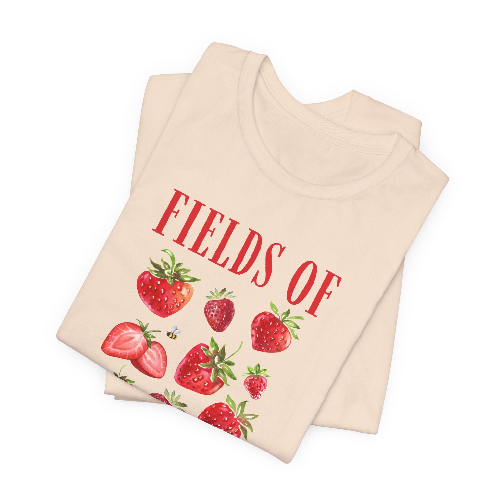 Fields of Inclusion Strawberry Unisex Jersey Short Sleeve Tee