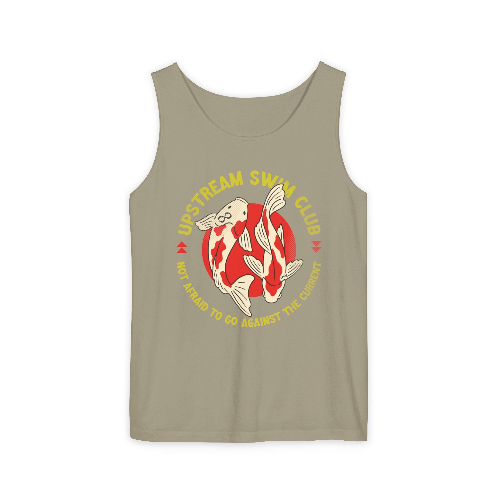 Upstream Swim Club Unisex Garment-Dyed Tank Top