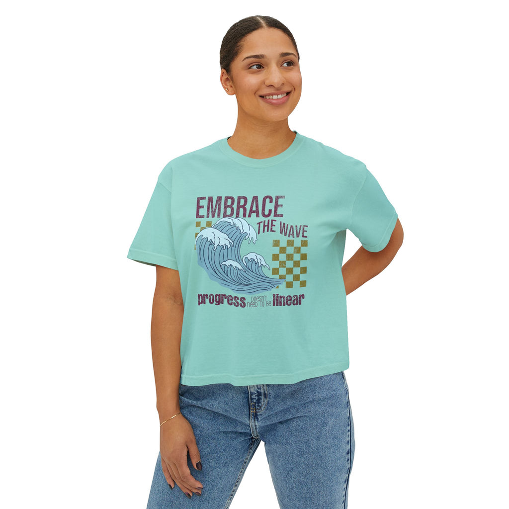 Boxy Embrace The Wave Comfort Colors