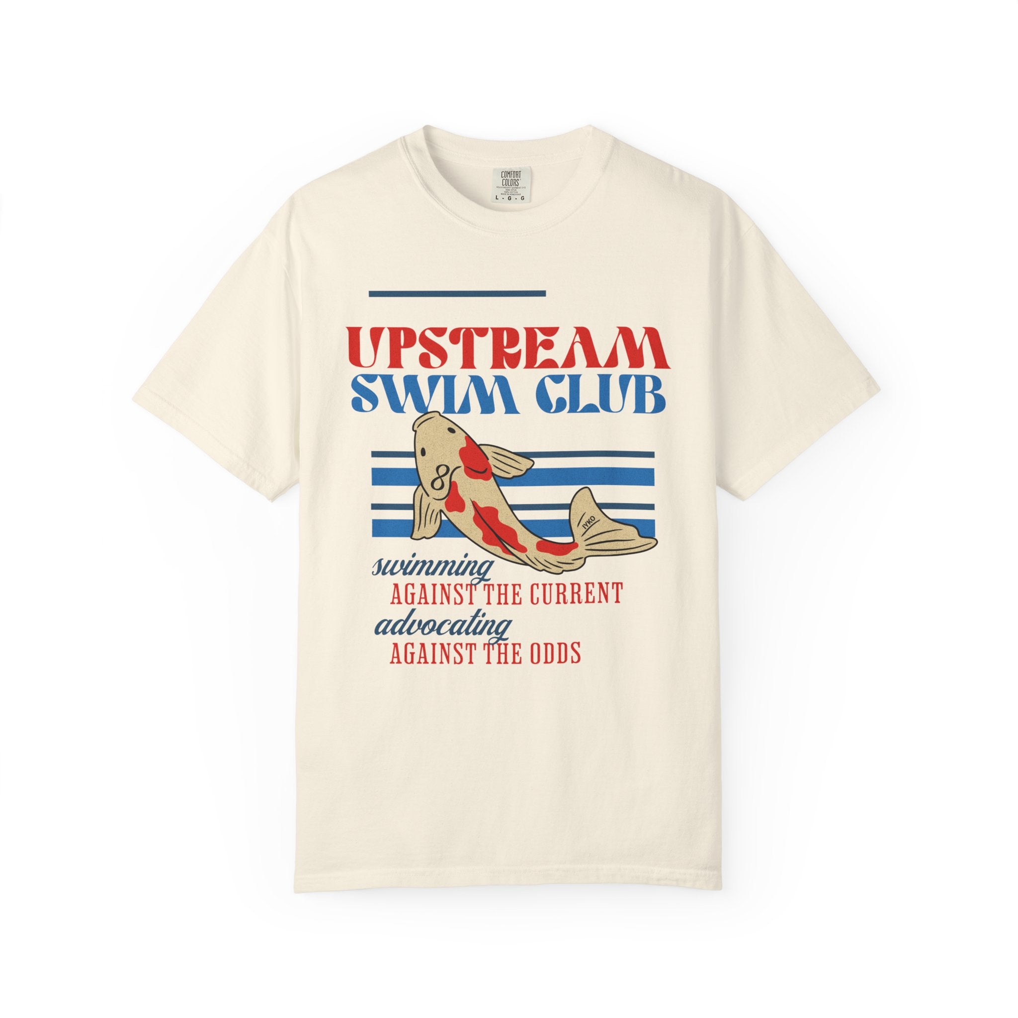 Upstream Swim Club Unisex Garment-Dyed T-shirt