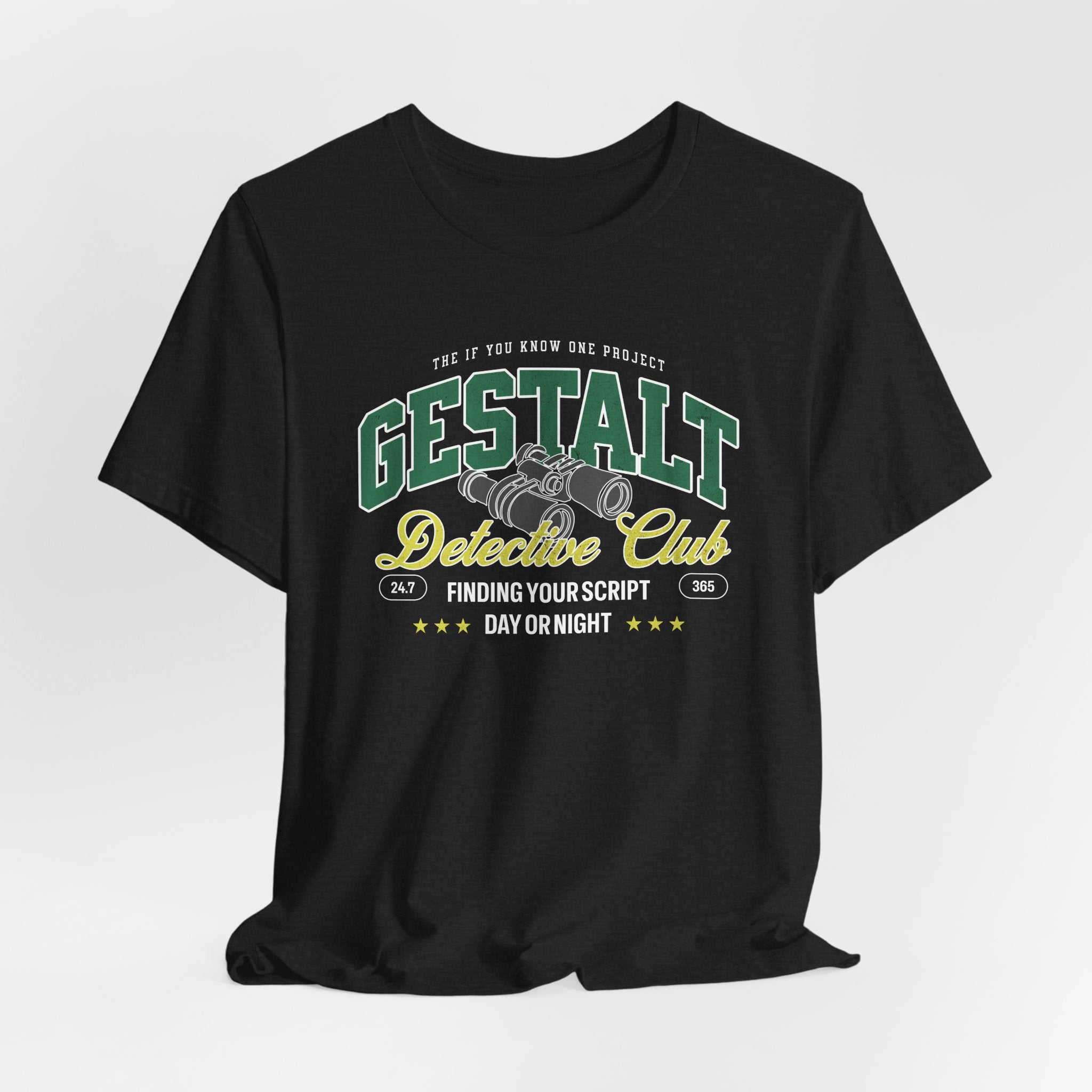 Gestalt Detective Club Unisex Jersey Short Sleeve Tee