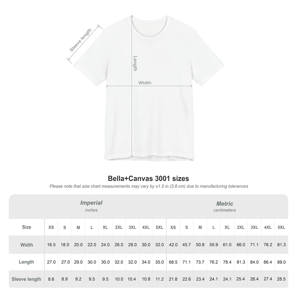 Unisex Jersey Short Sleeve Tee