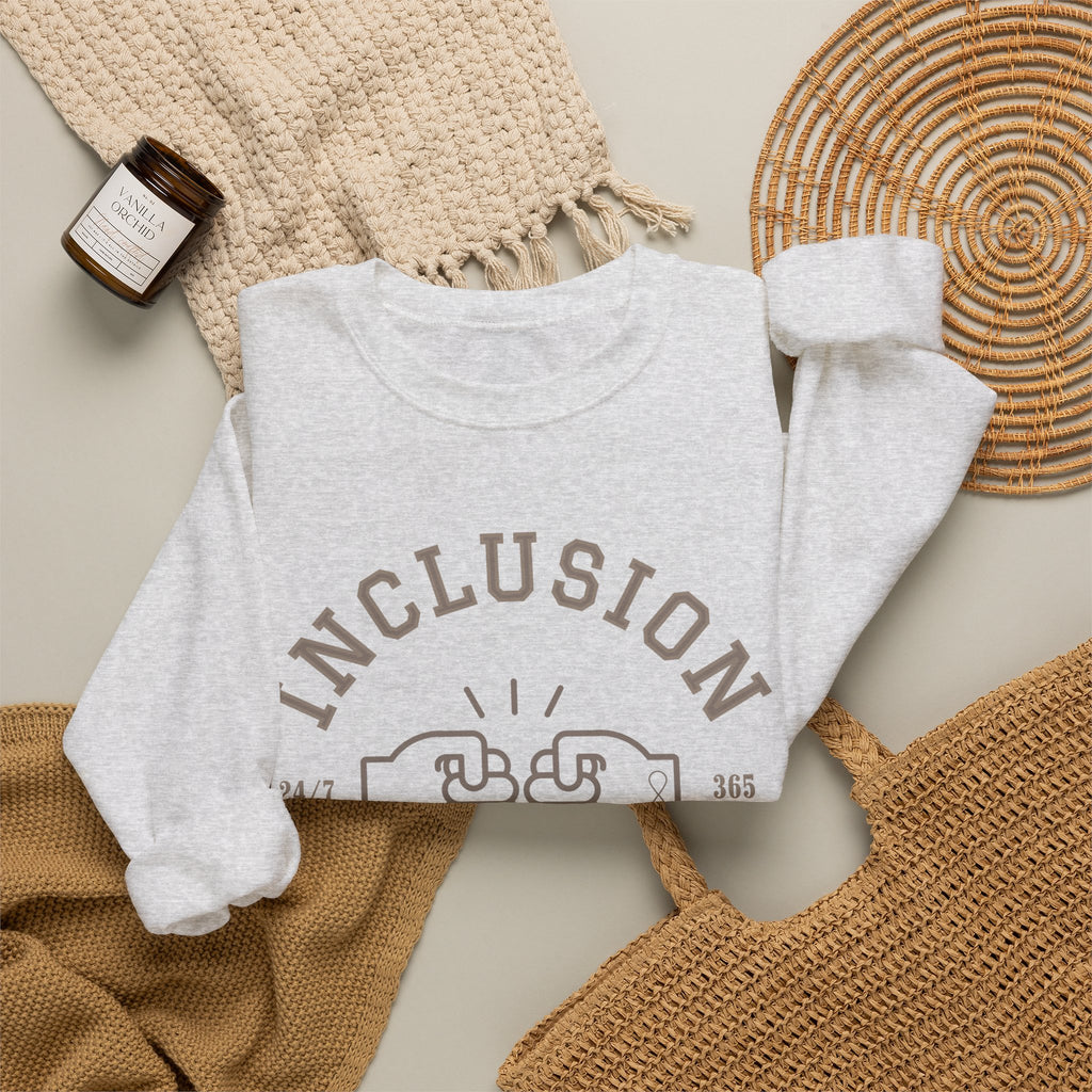 Inclusion Love Language Unisex Crewneck Sweatshirt