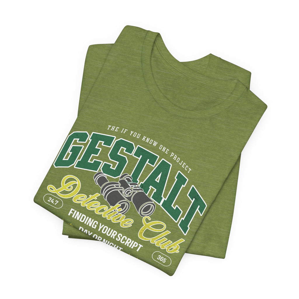 Gestalt Detective Club Unisex Jersey Short Sleeve Tee