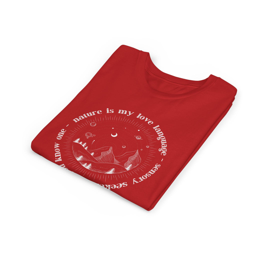 Nature Is My Love Language Youth Short Sleeve Tee
