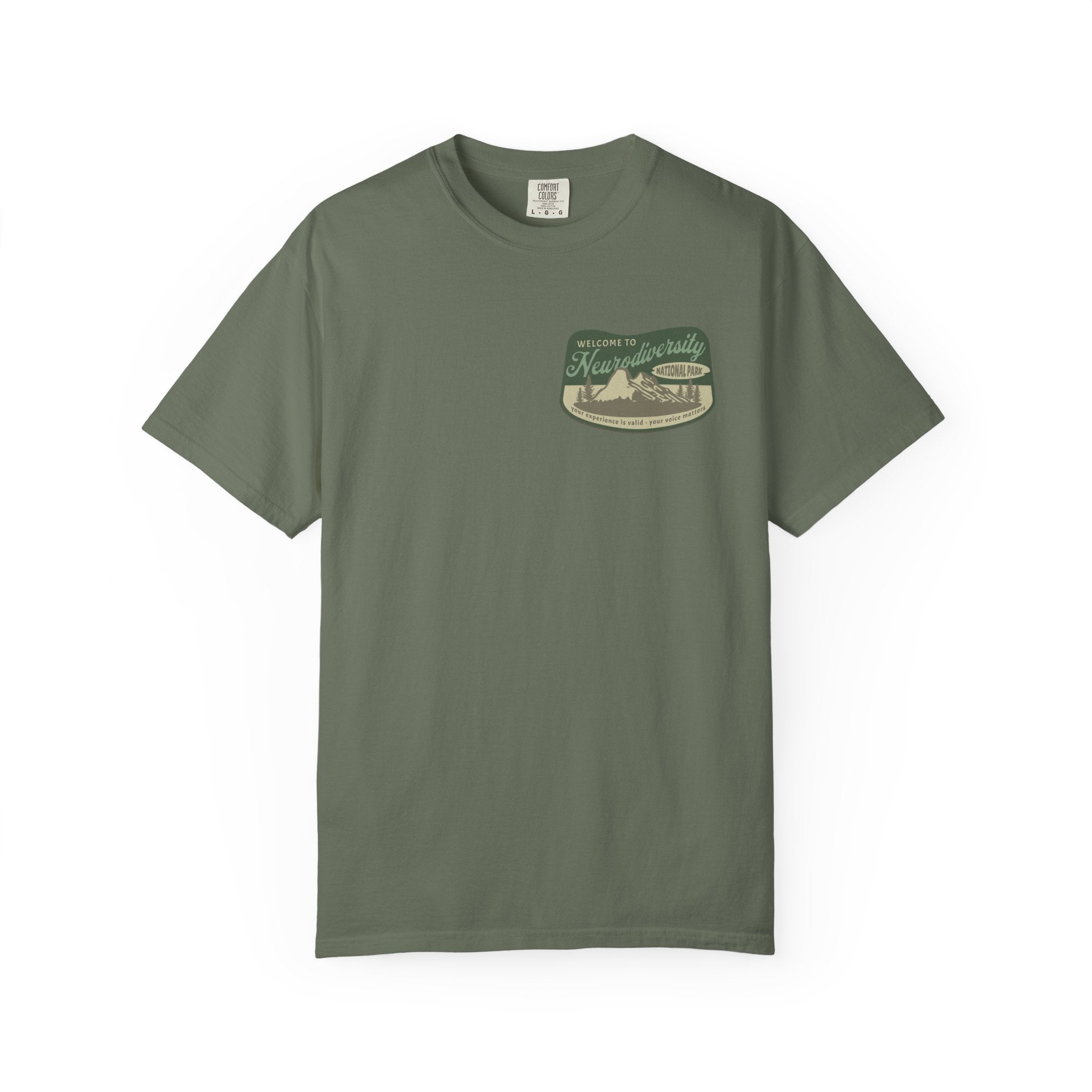 Neurodiversity National Park Unisex Garment-Dyed T-shirt