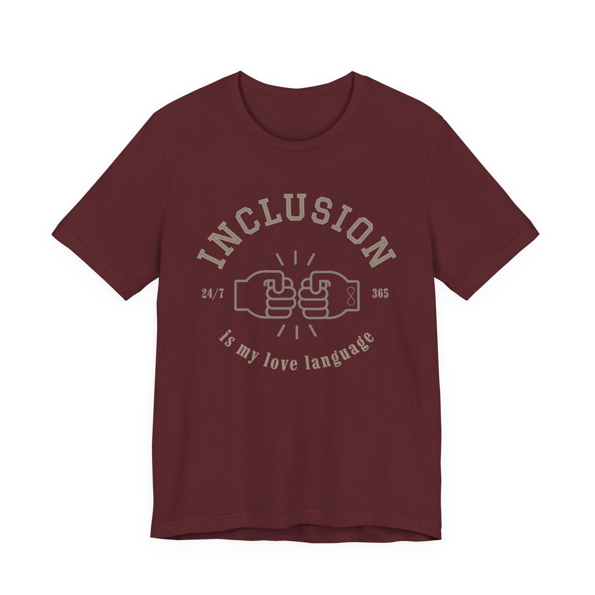 Inclusion Love Language Unisex Jersey Short Sleeve Tee