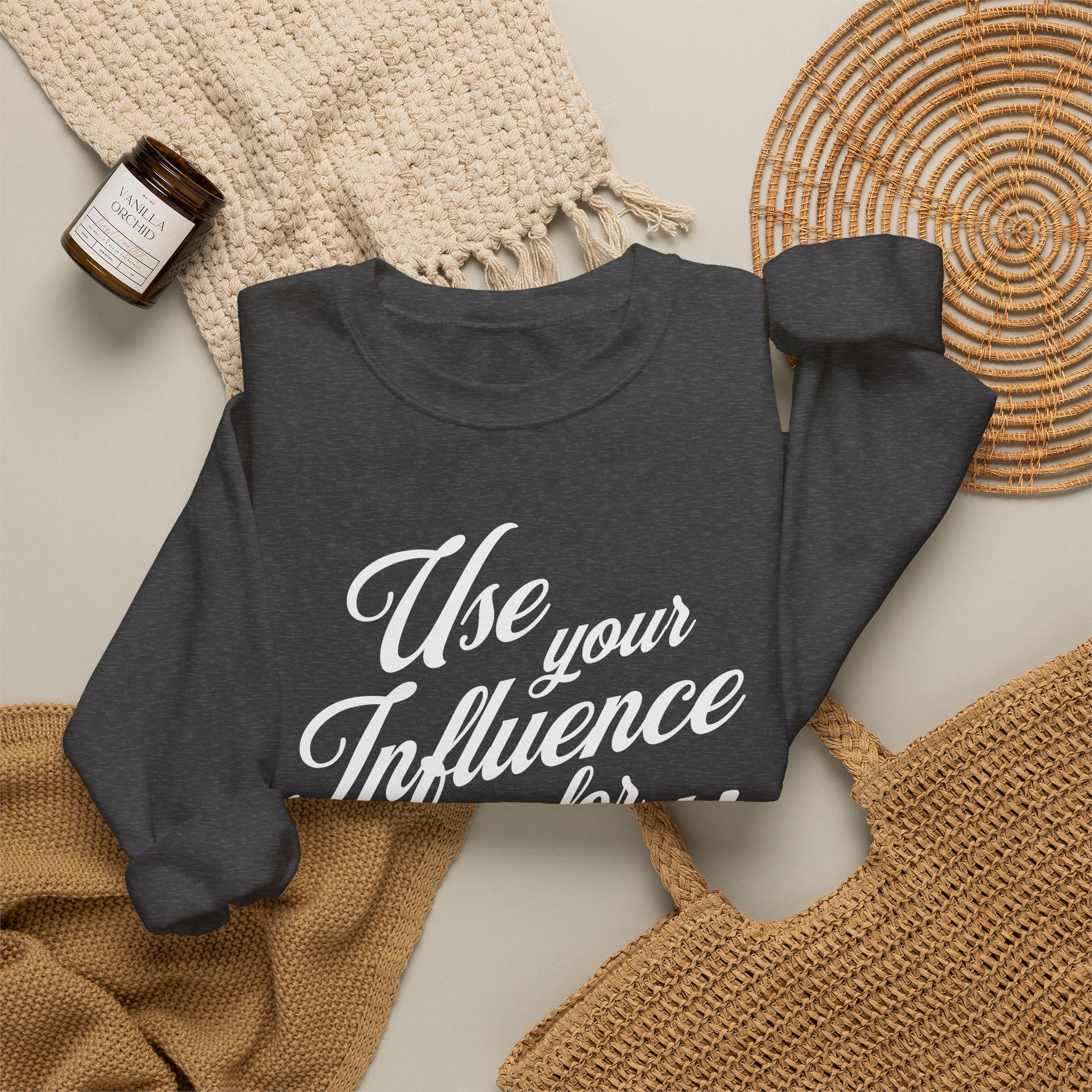 Use Your Influence For Good Unisex Heavy Blend™ Crewneck Sweatshirt