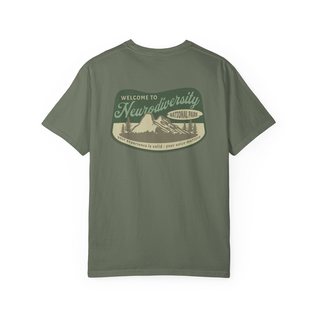 Neurodiversity National Park Unisex Garment-Dyed T-shirt