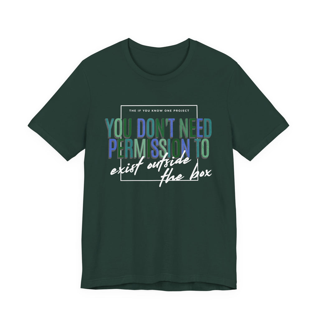 Exist Outside the Box Unisex Jersey Short Sleeve Tee