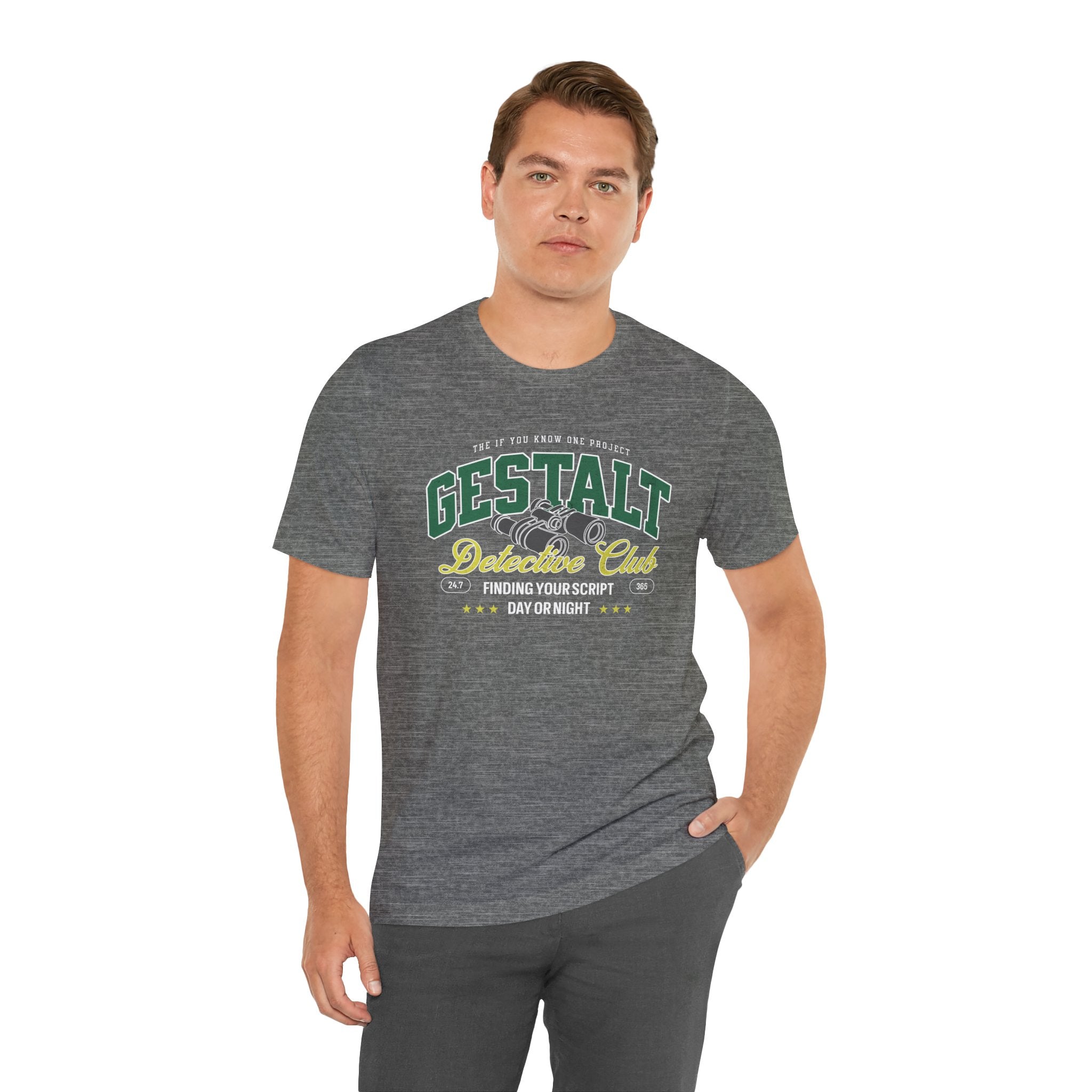 Gestalt Detective Club Unisex Jersey Short Sleeve Tee