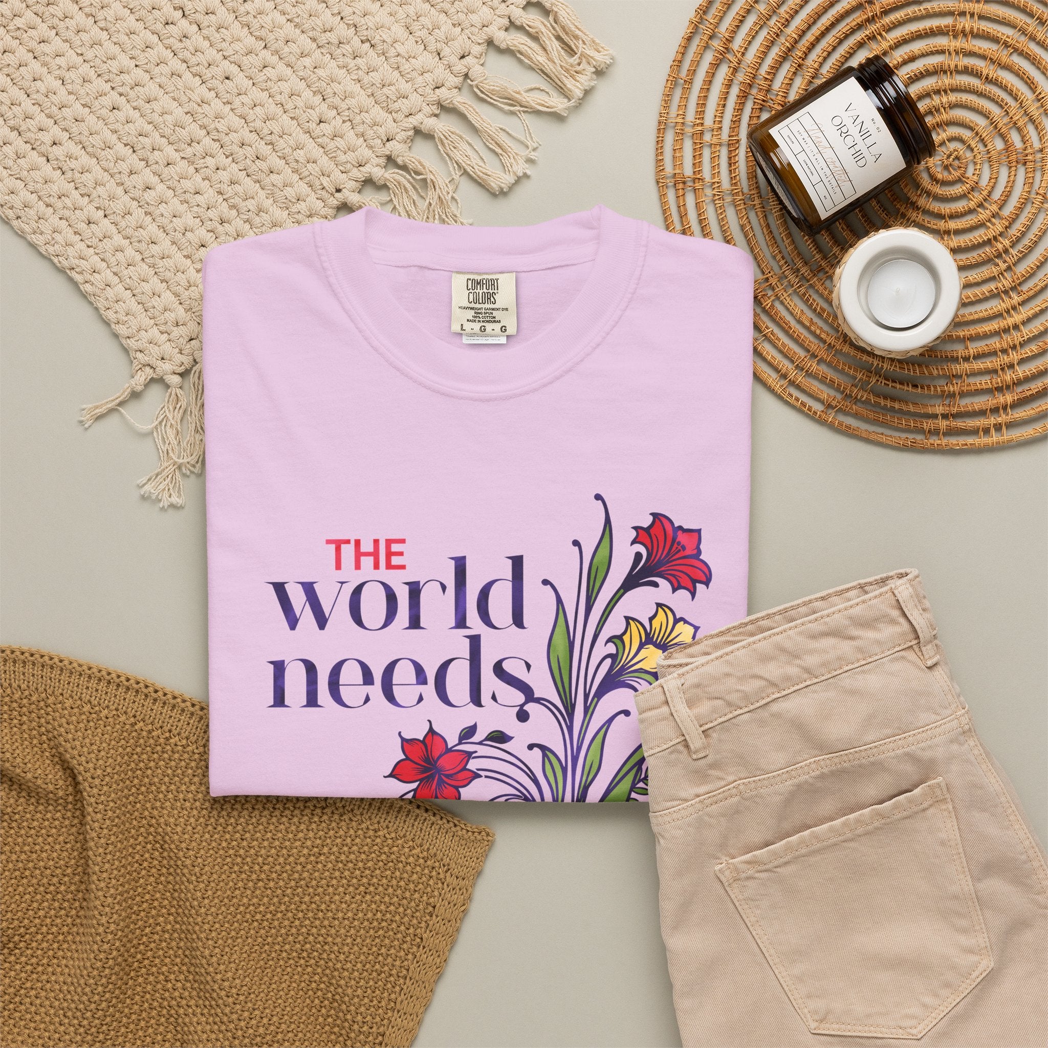 The World Needs Who You Are Unisex Garment-Dyed T-shirt