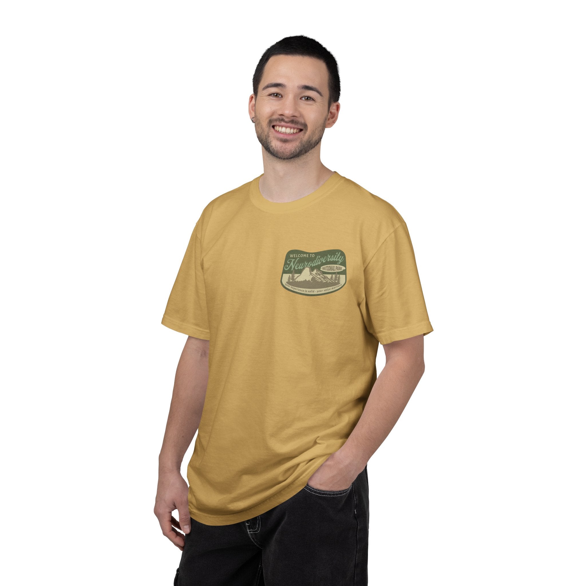 Neurodiversity National Park Unisex Garment-Dyed T-shirt