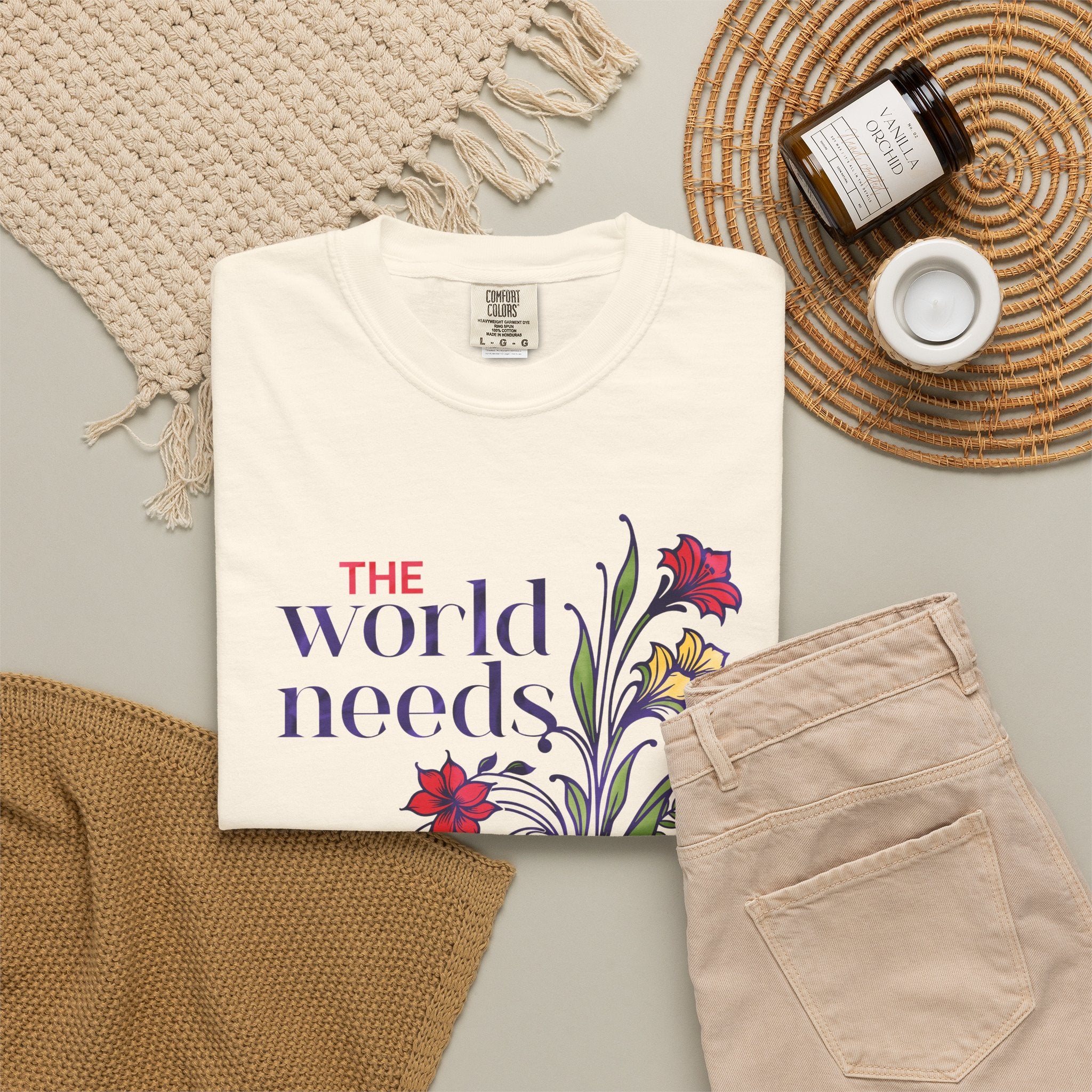 The World Needs Who You Are Unisex Garment-Dyed T-shirt