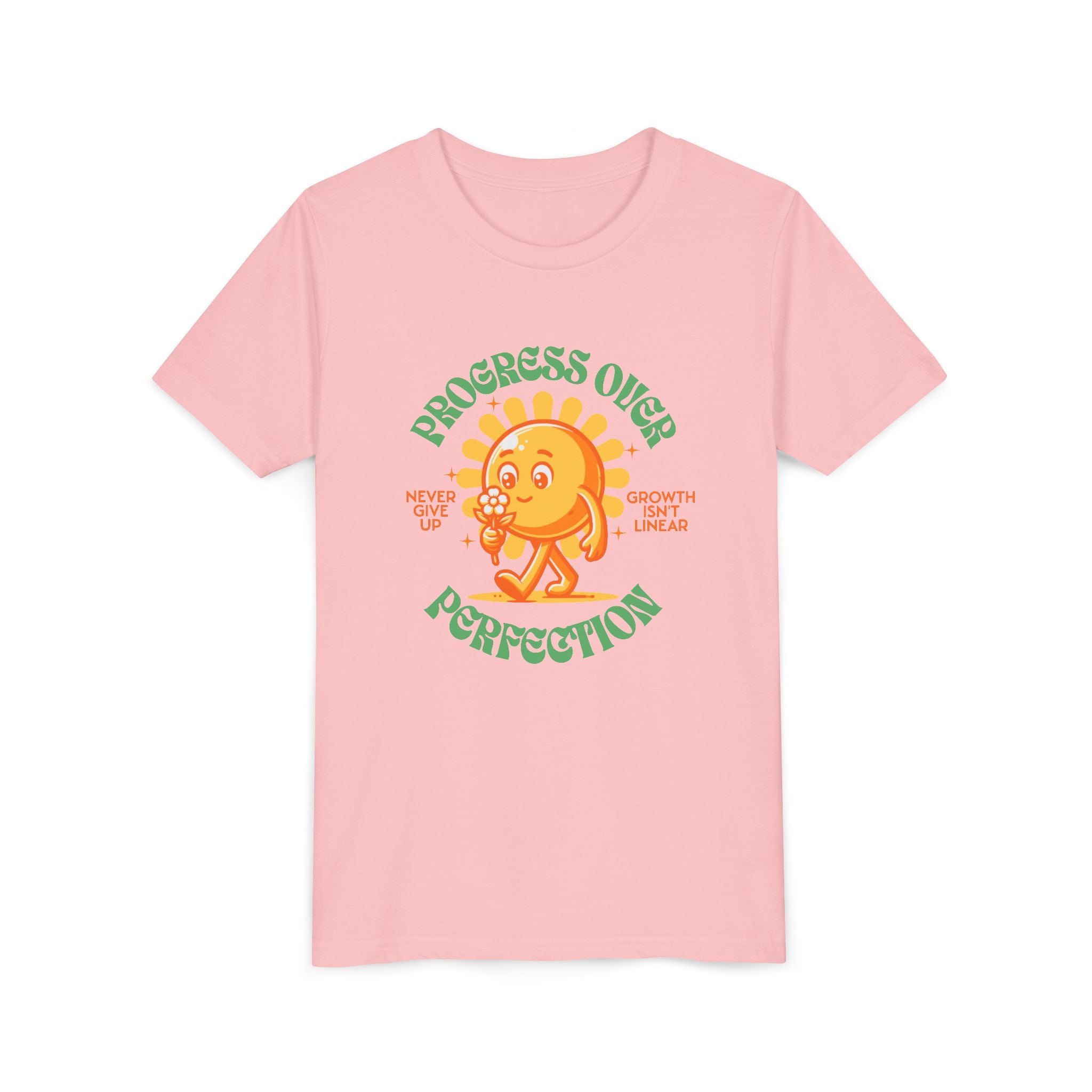 Progress Over Perfection Youth Short Sleeve Tee