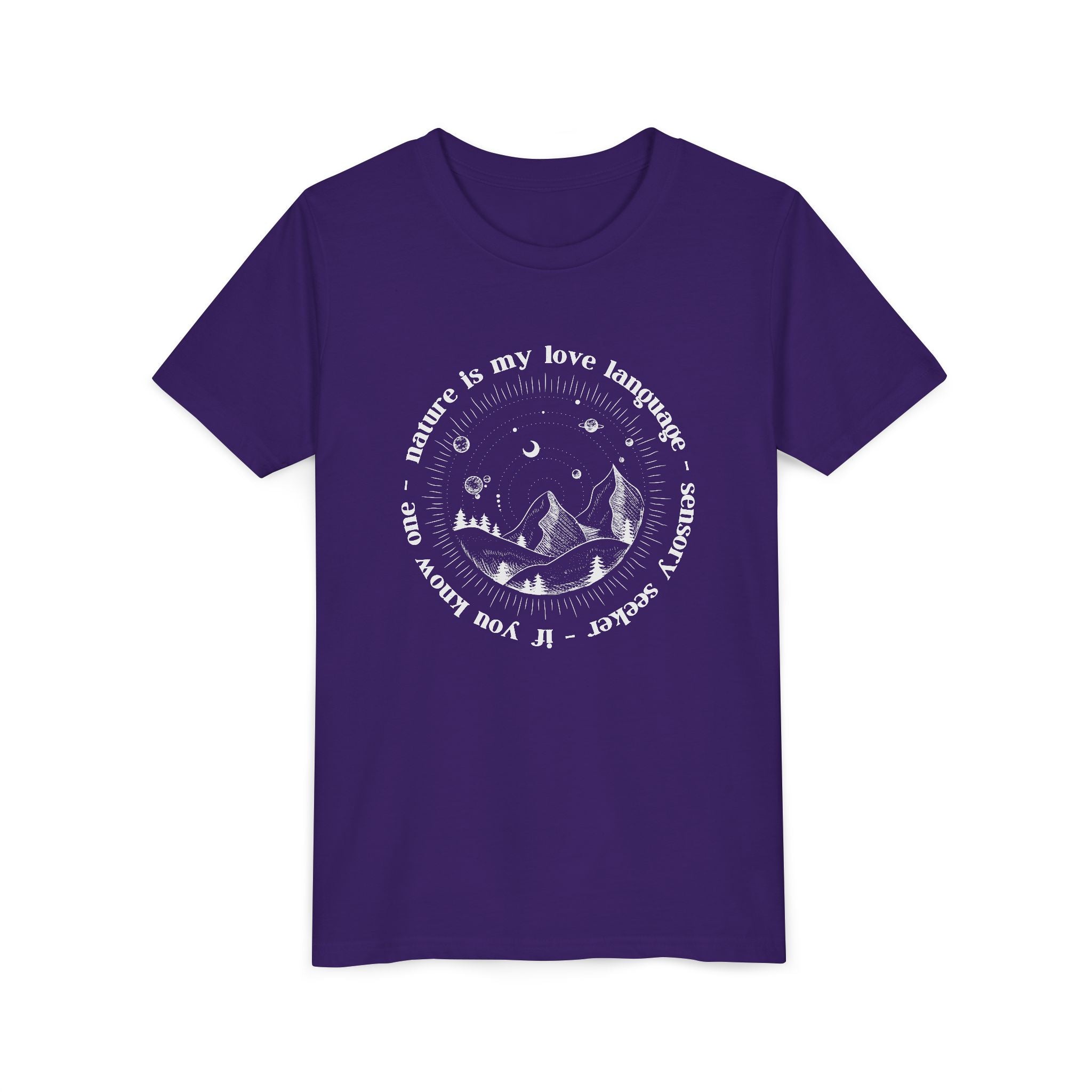Nature Is My Love Language Youth Short Sleeve Tee