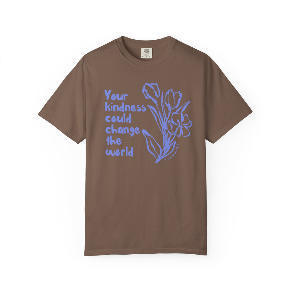 Kindness Changes The World Unisex Garment-Dyed T-shirt