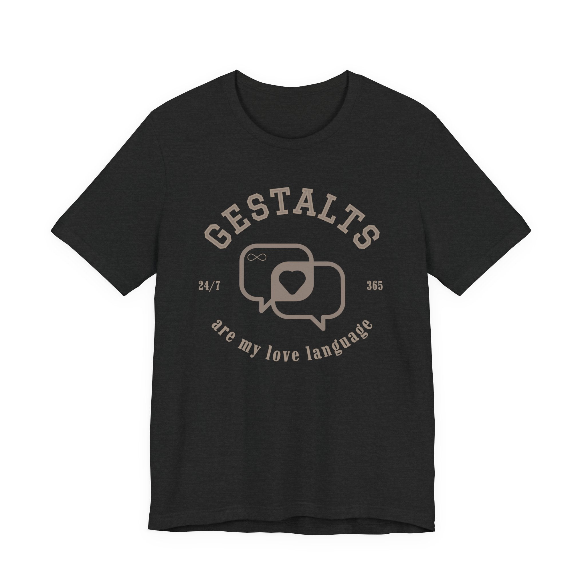 Gestalts Love Language Unisex Jersey Short Sleeve Tee