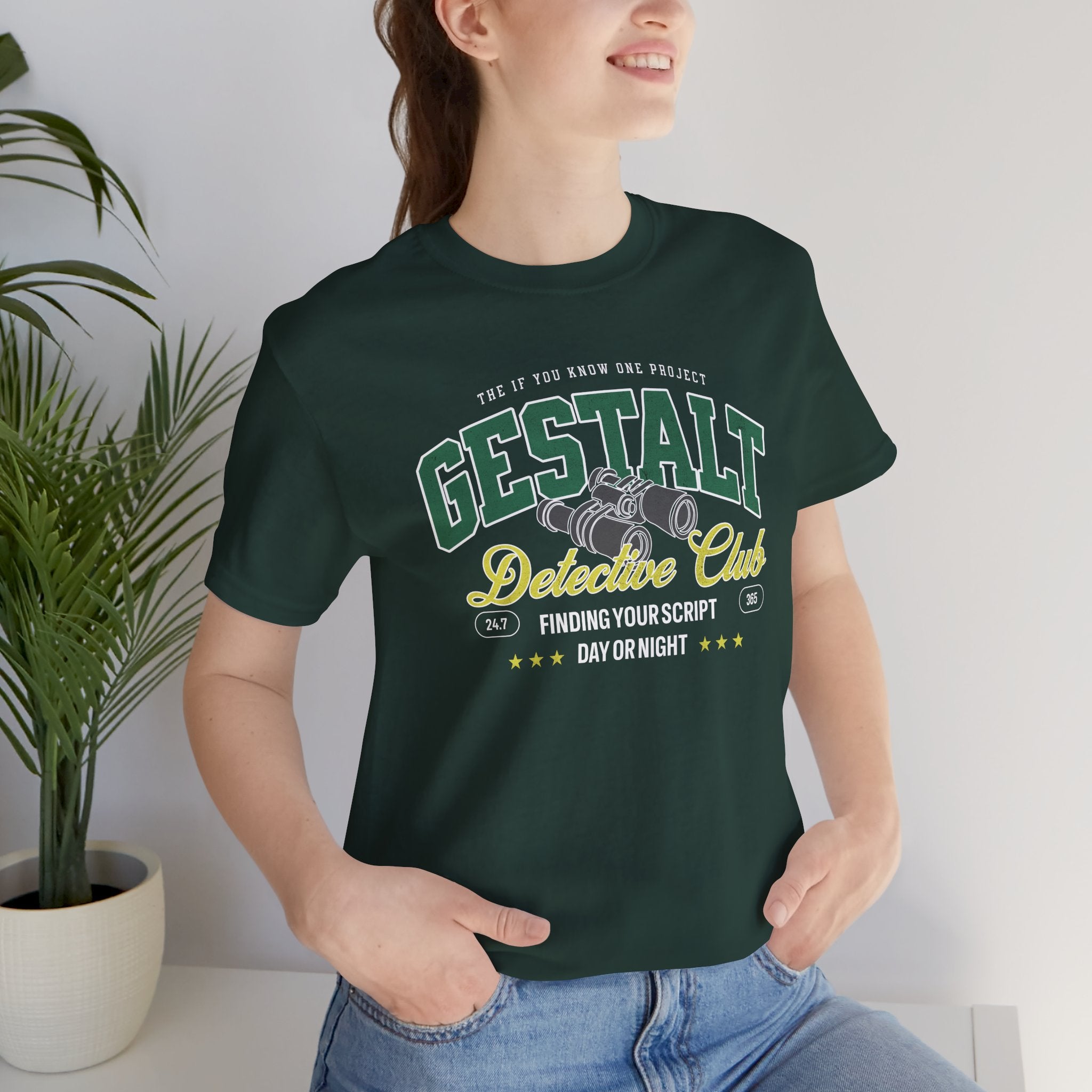 Gestalt Detective Club Unisex Jersey Short Sleeve Tee