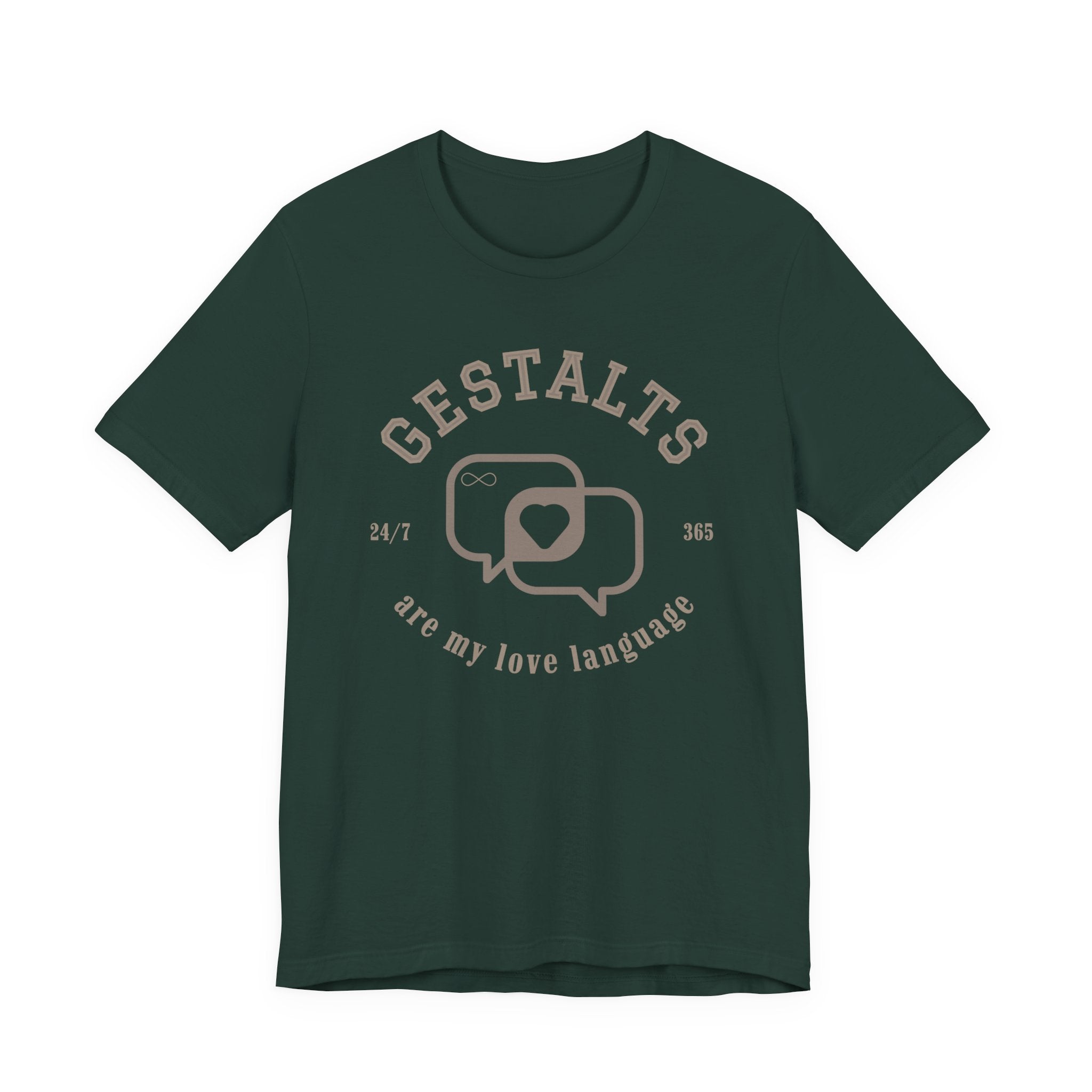 Gestalts Love Language Unisex Jersey Short Sleeve Tee