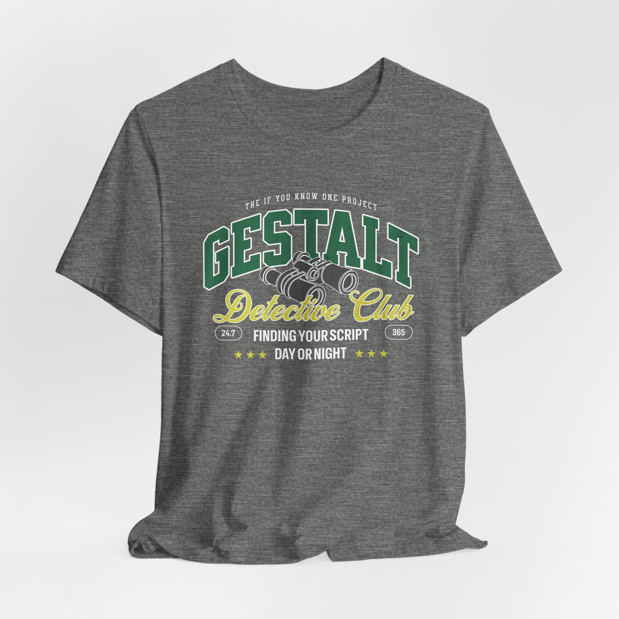 Gestalt Detective Club Unisex Jersey Short Sleeve Tee