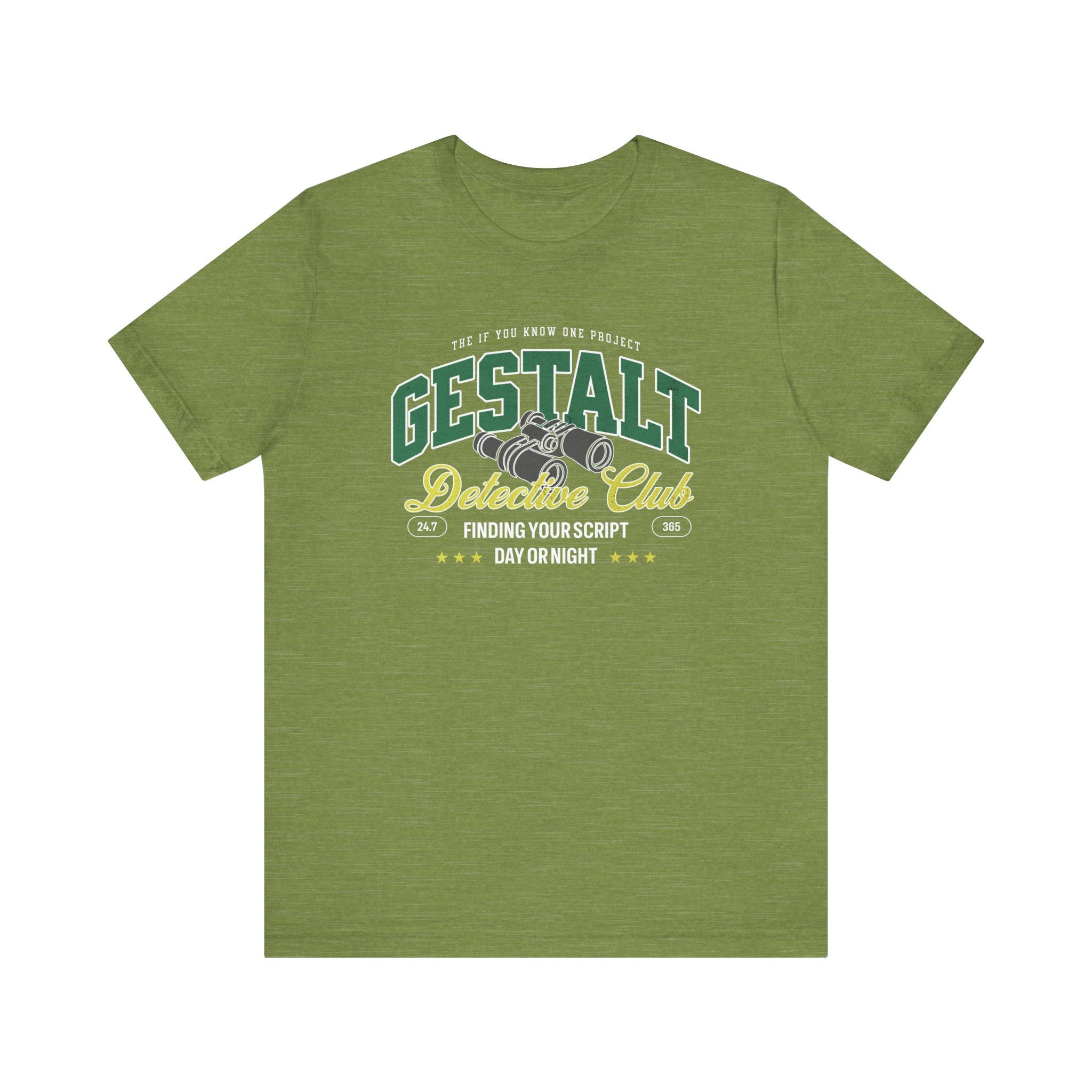 Gestalt Detective Club Unisex Jersey Short Sleeve Tee