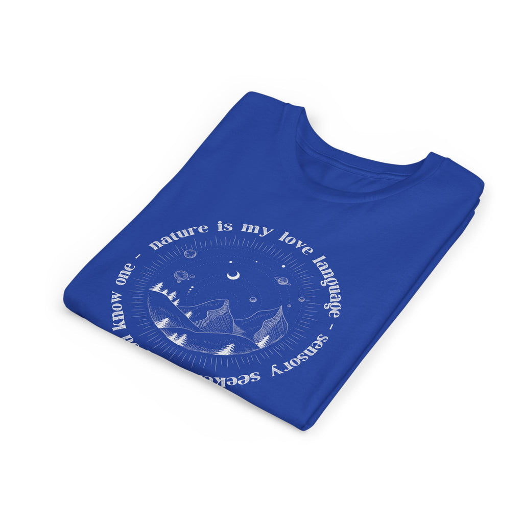 Nature Is My Love Language Youth Short Sleeve Tee