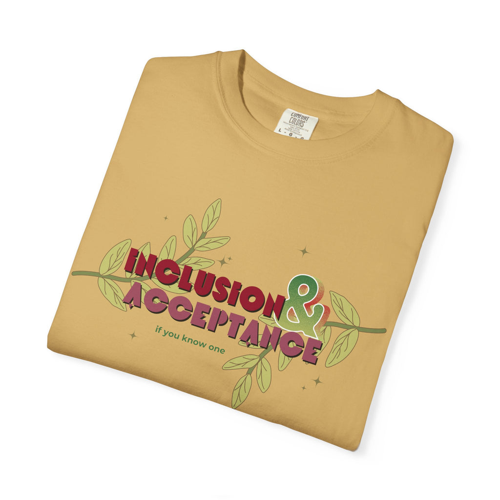 Inclusion & Acceptance Unisex Garment-Dyed T-shirt