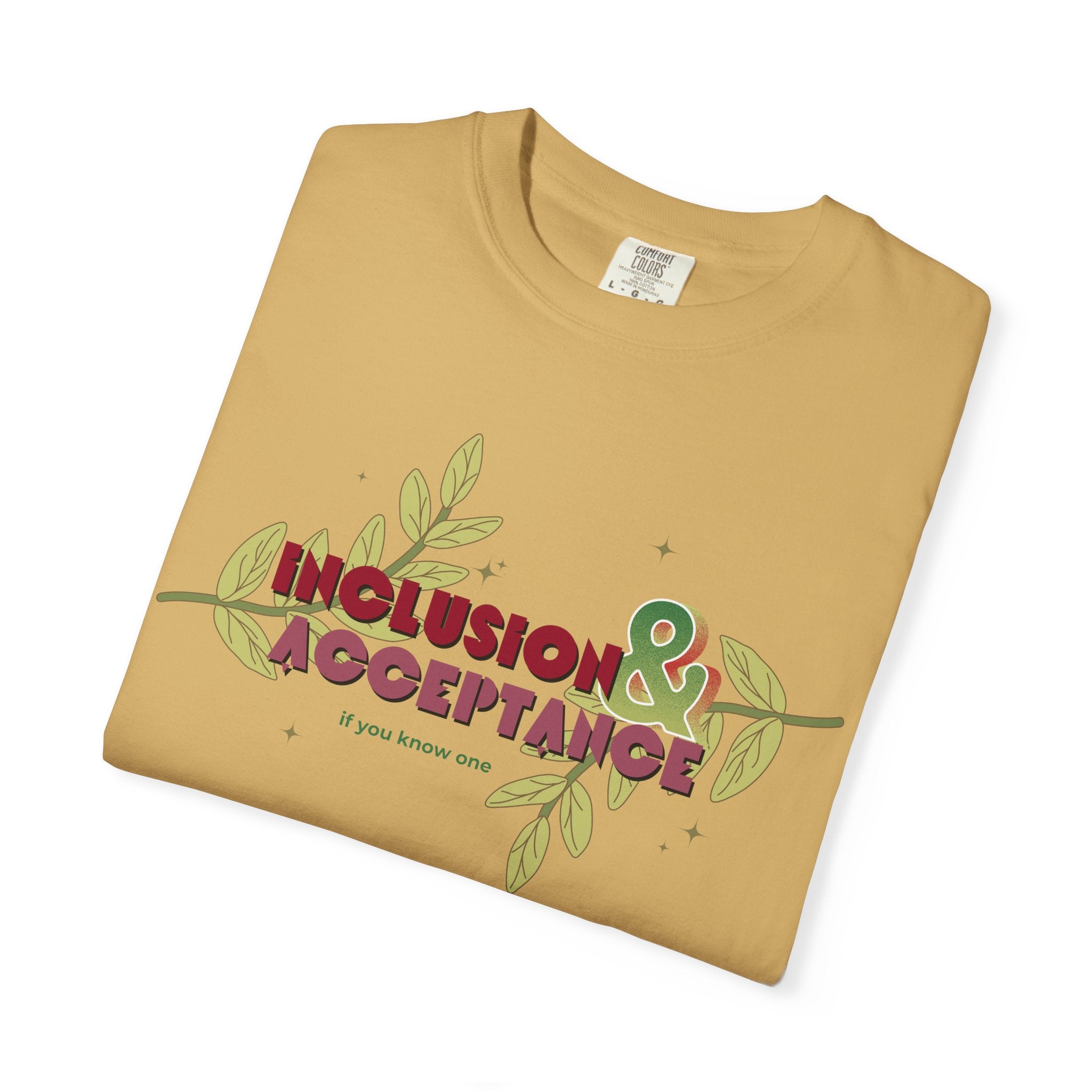 Inclusion & Acceptance Unisex Garment-Dyed T-shirt