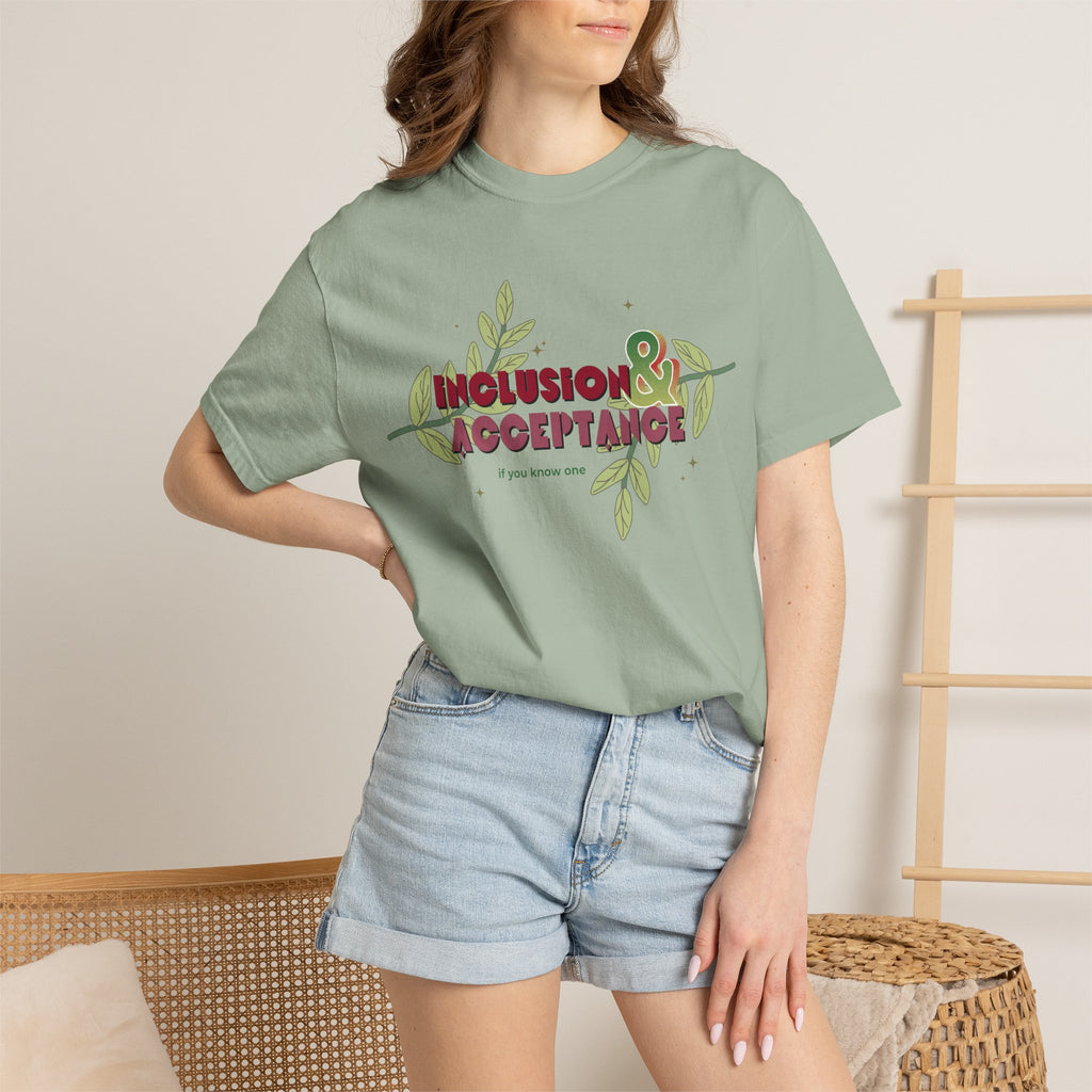 Inclusion & Acceptance Unisex Garment-Dyed T-shirt