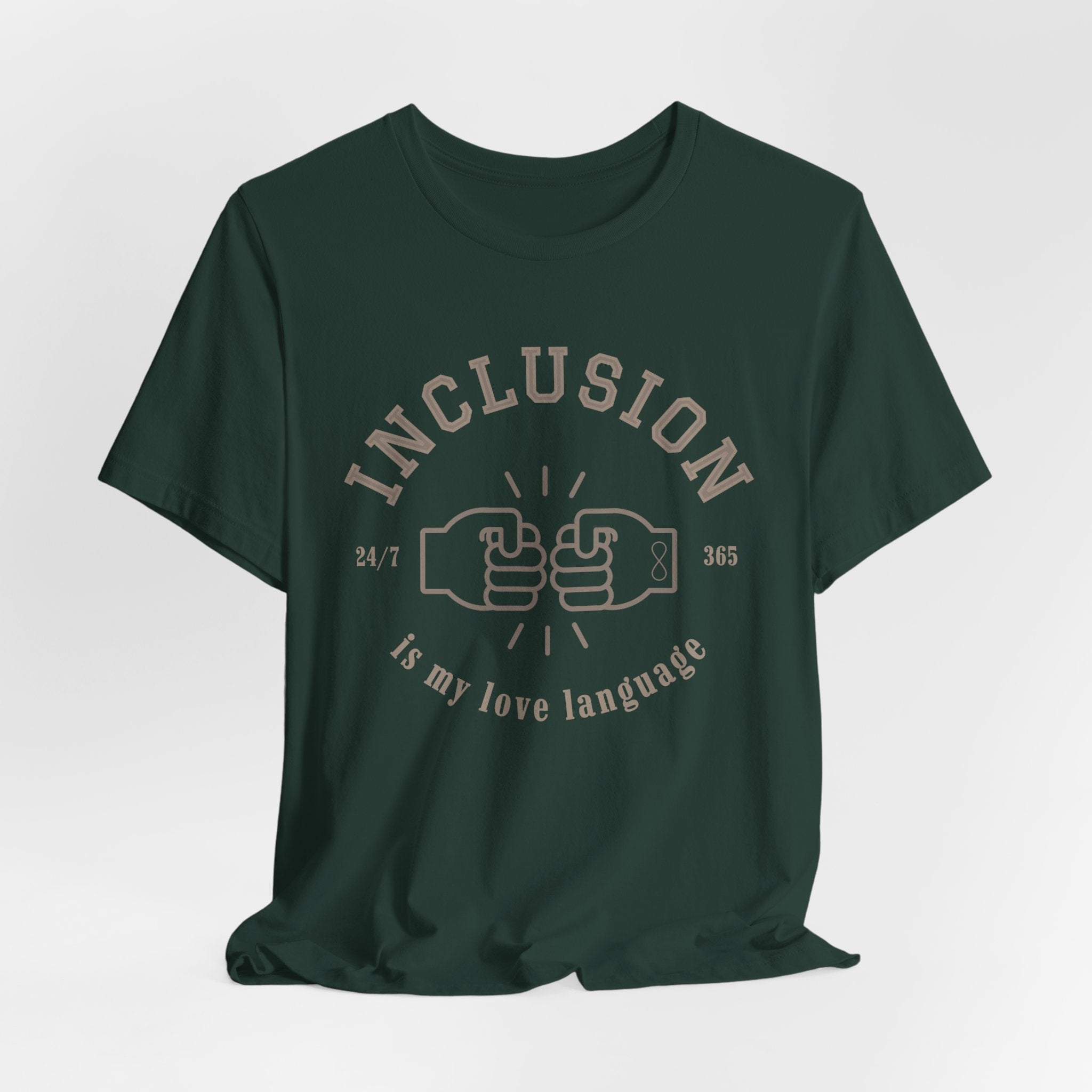 Inclusion Love Language Unisex Jersey Short Sleeve Tee