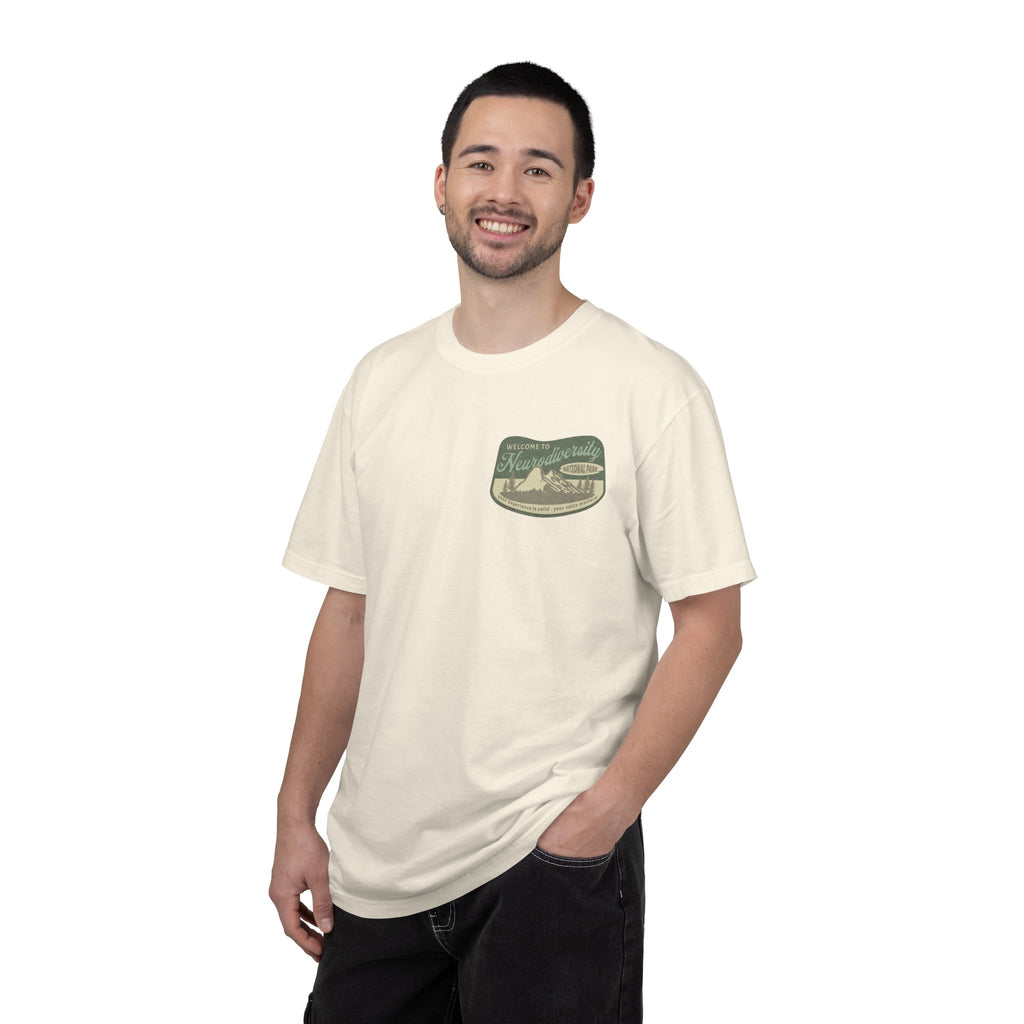 Neurodiversity National Park Unisex Garment-Dyed T-shirt