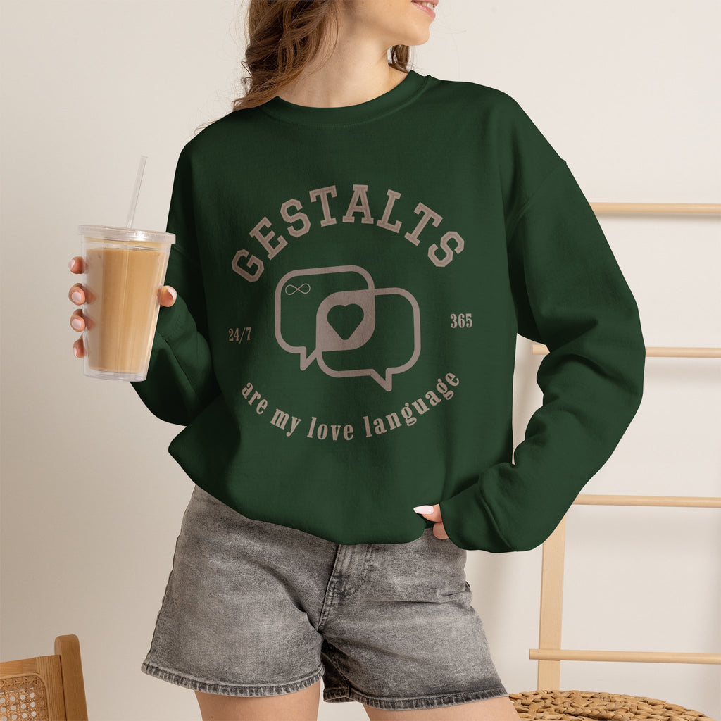 Gestalts Love Language Unisex Crewneck Sweatshirt