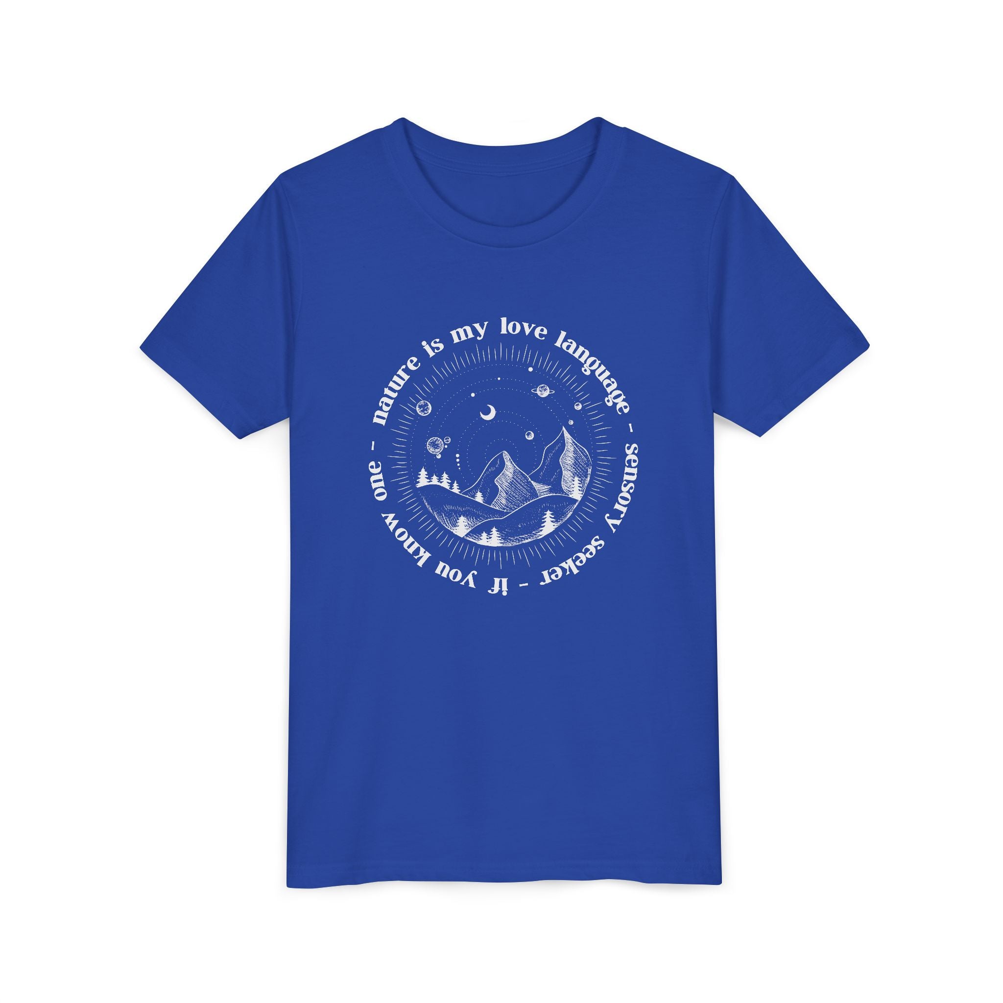Nature Is My Love Language Youth Short Sleeve Tee
