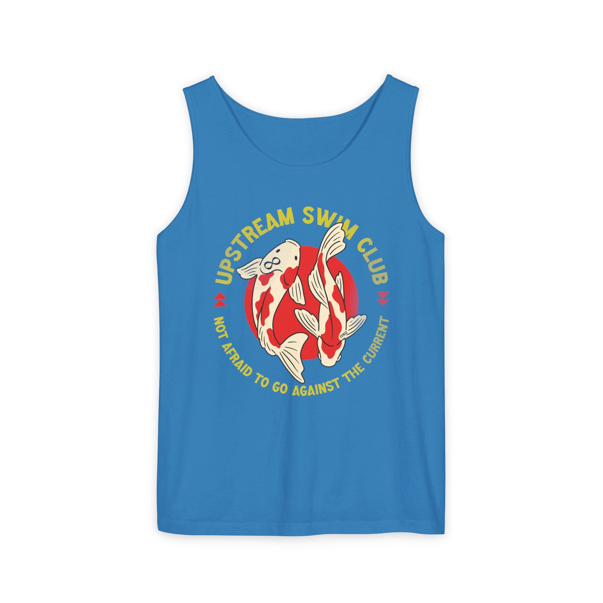 Upstream Swim Club Unisex Garment-Dyed Tank Top