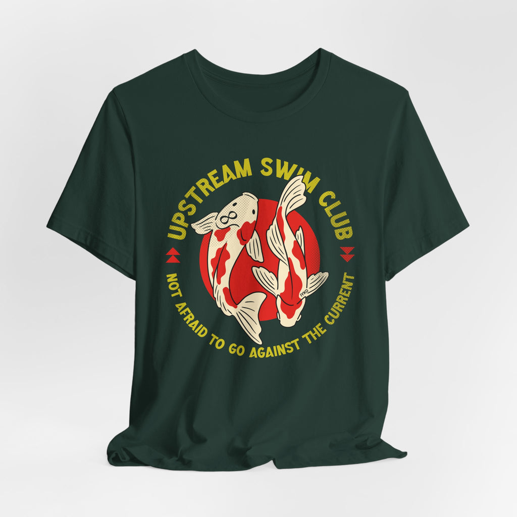 Upstream Swim Club Unisex Jersey Short Sleeve Tee