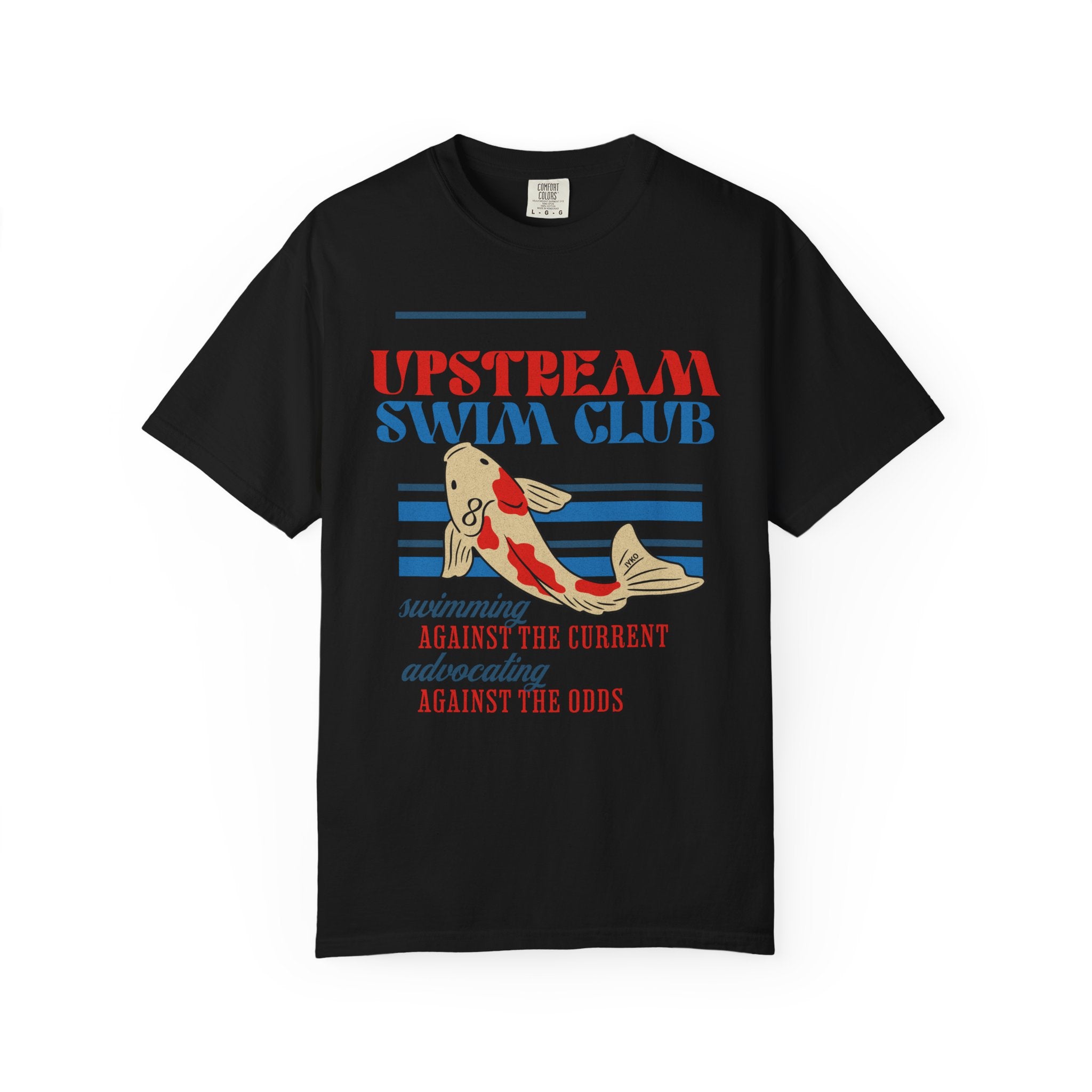 Upstream Swim Club Unisex Garment-Dyed T-shirt