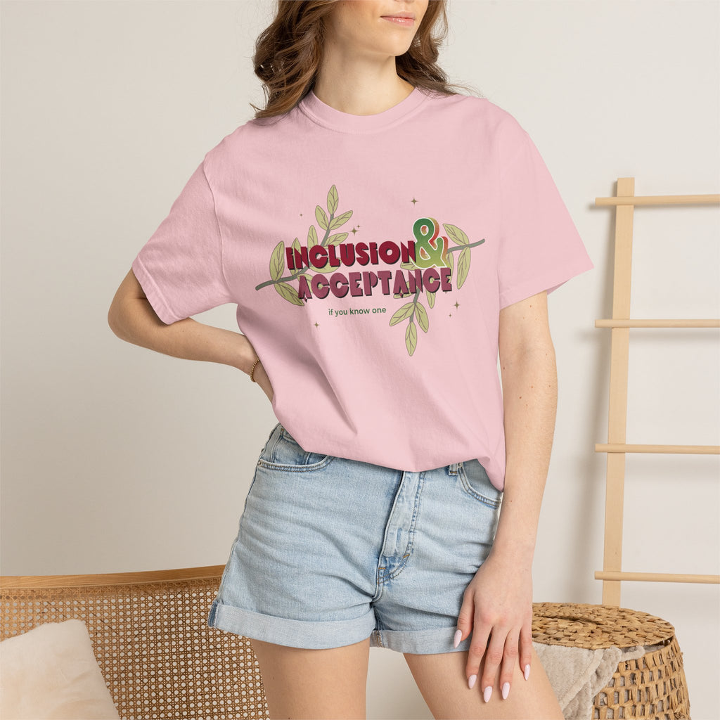 Inclusion & Acceptance Unisex Garment-Dyed T-shirt