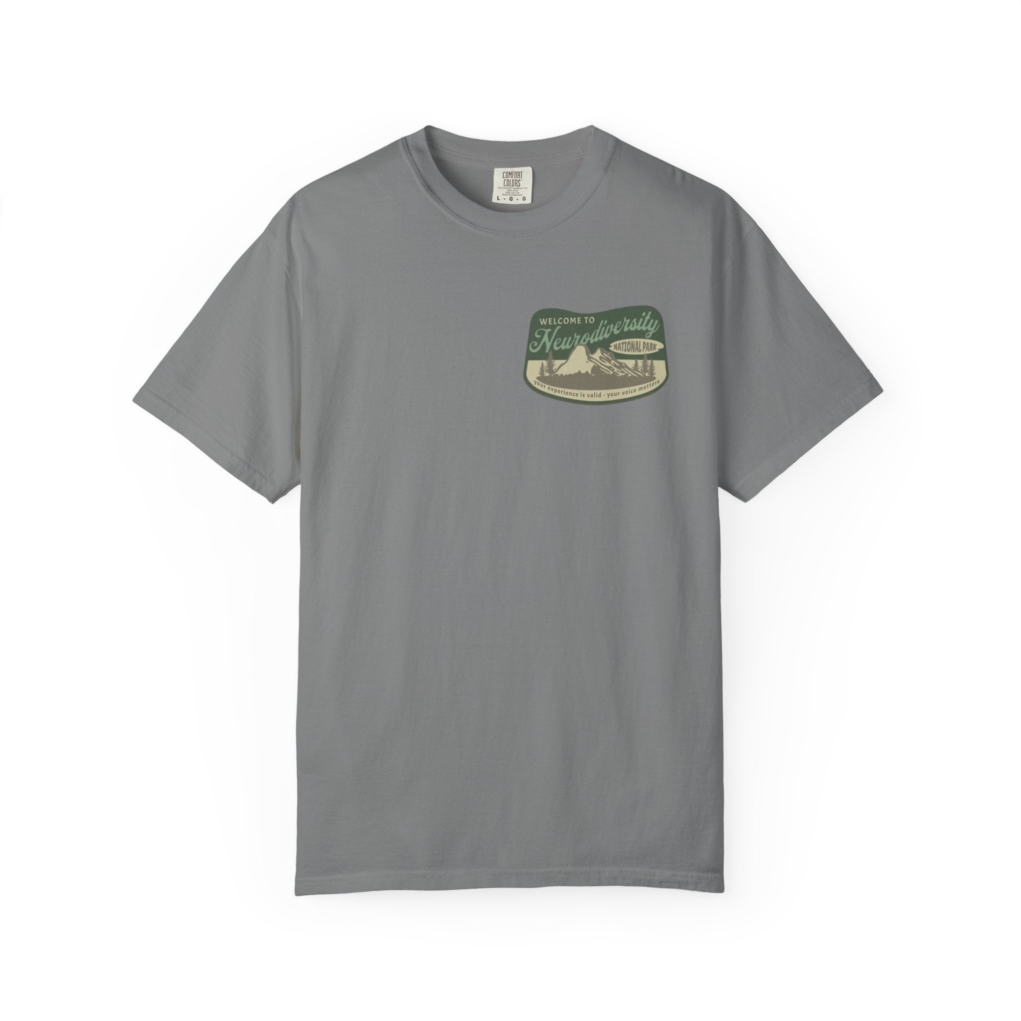 Neurodiversity National Park Unisex Garment-Dyed T-shirt